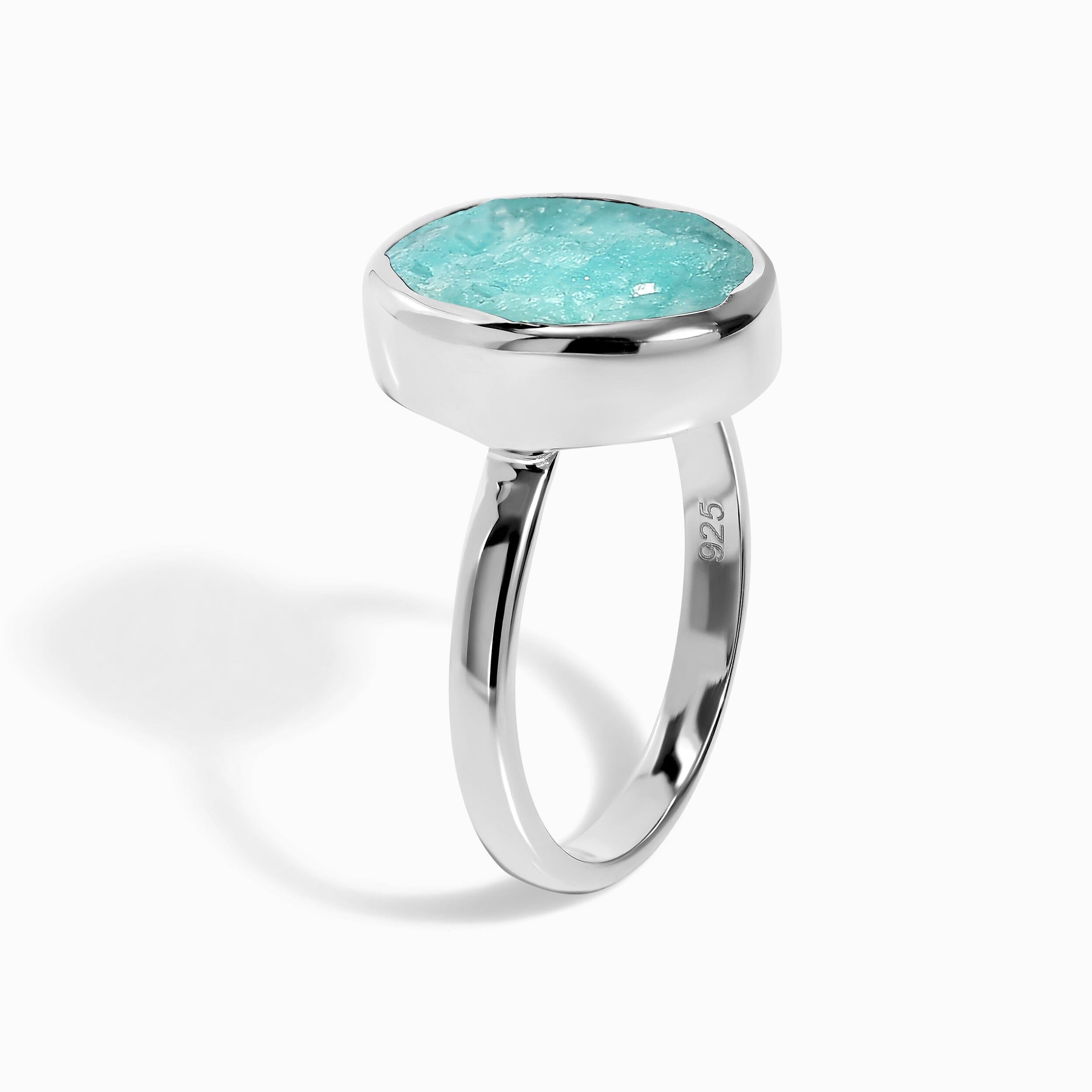 Raw Crystal Ring - Enfolded Amazonite、mySite、hinf8tx79