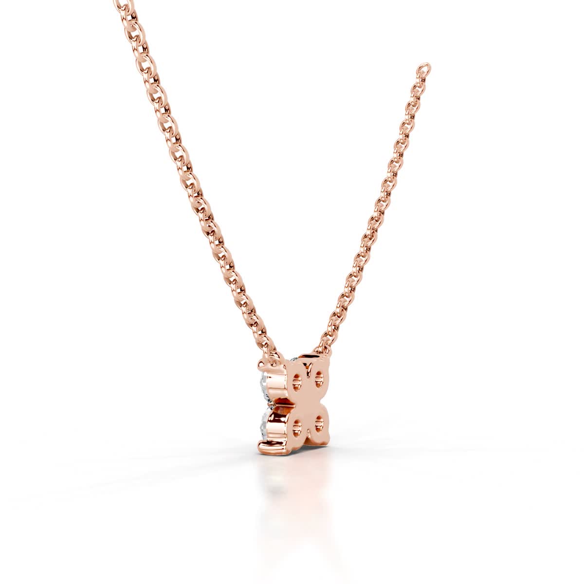 Ottilie Diamond Pendant (0.4 Carat) -14K Rose Gold、mySite、hinf8tx79