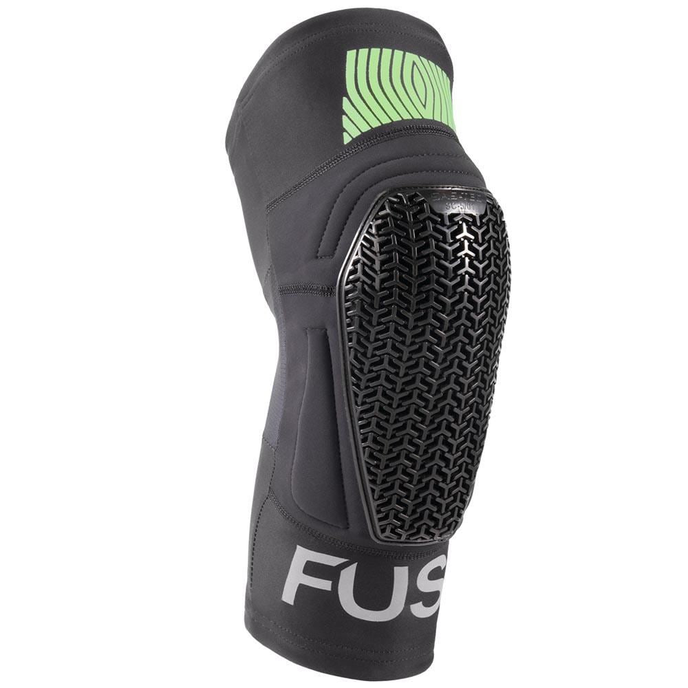  Fuse Omega Pocket Knee Protection Pads - Black/ Neon Yellow、mySite、merchandisen