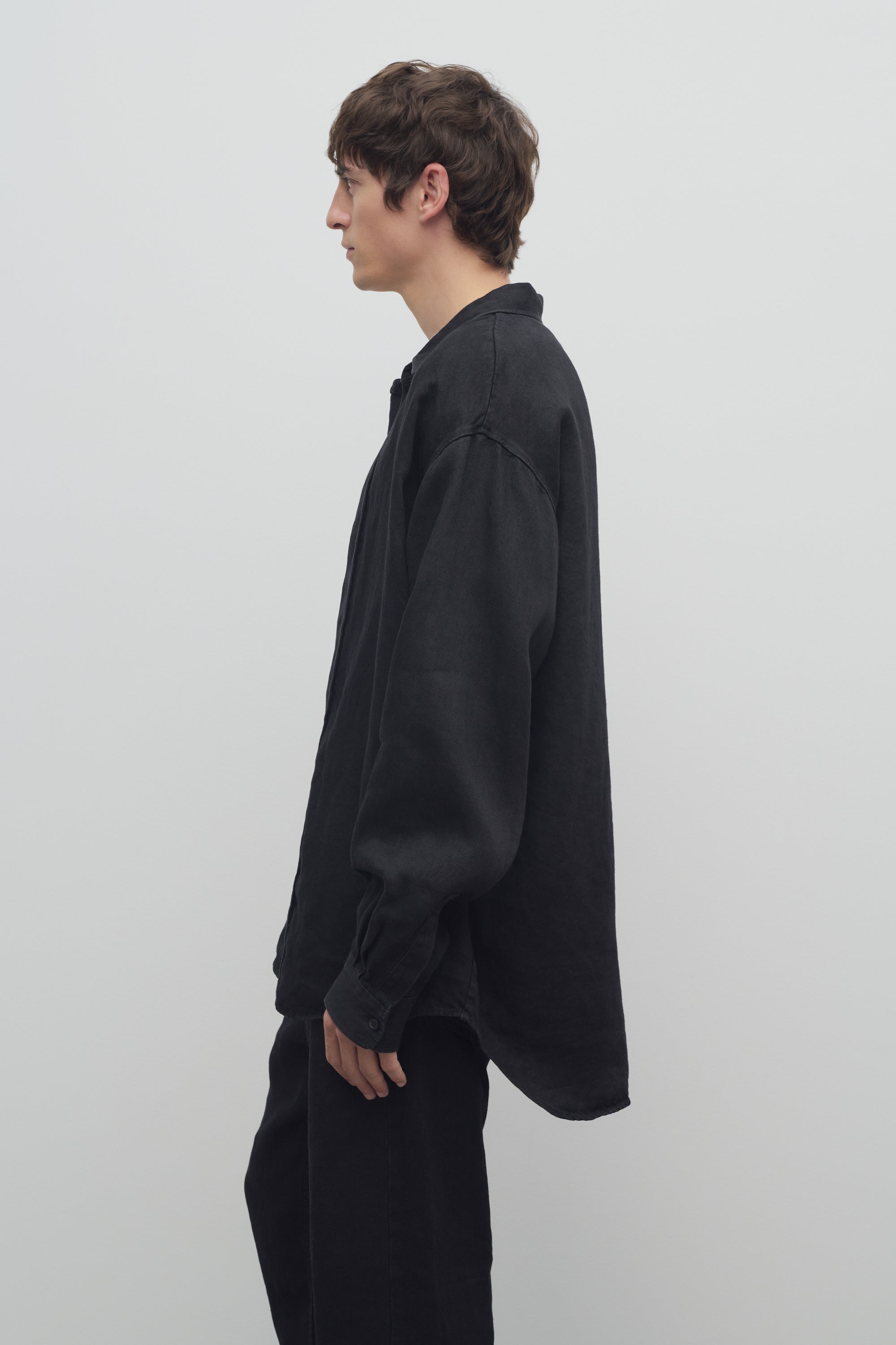 Penn Shirt in Linen、mySite、aoinhome