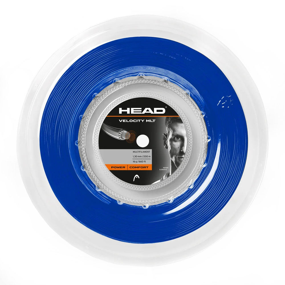 Head Velocity MLT 16/1.30 Tennis String Reel (Blue)