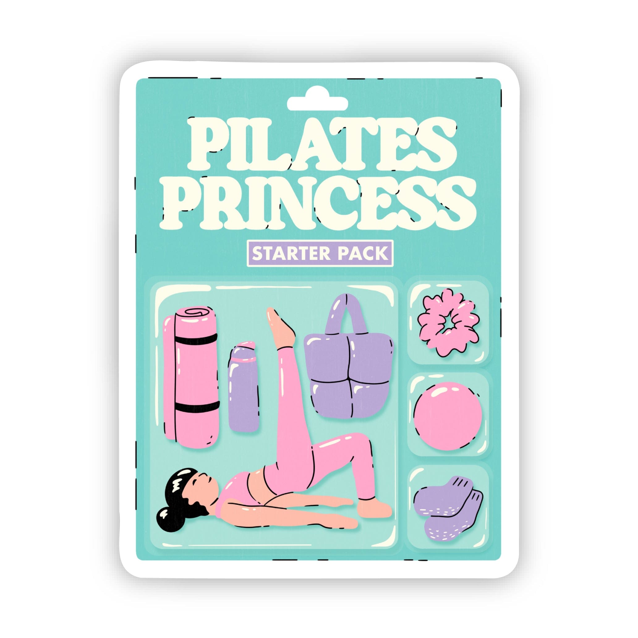  Pilates Princess Starter Pack Sticker、mySite、ghnorth