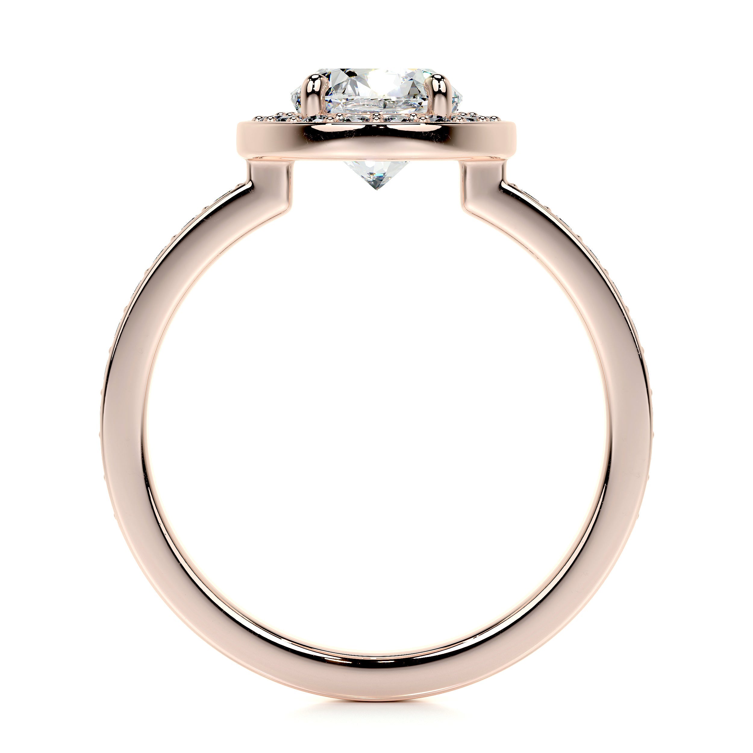 Raina Lab Grown Diamond Ring -14K Rose Gold、mySite、hinf8tx79