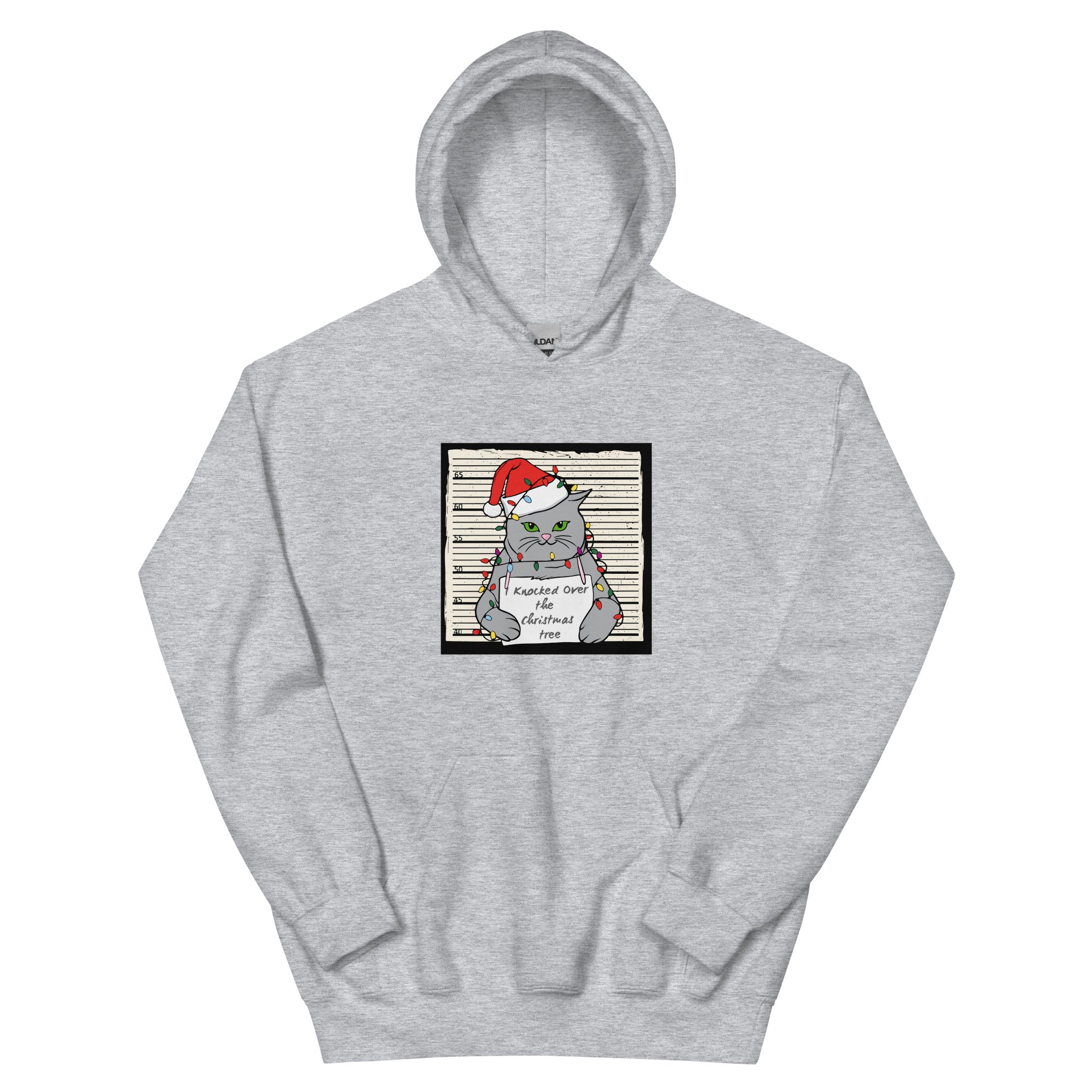 Christmas Shenanigans Cat Hoodie、mySite、camillekostekn