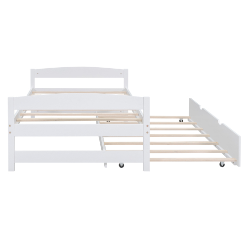 Twin size platform bed, with two drawers, espresso、、casual