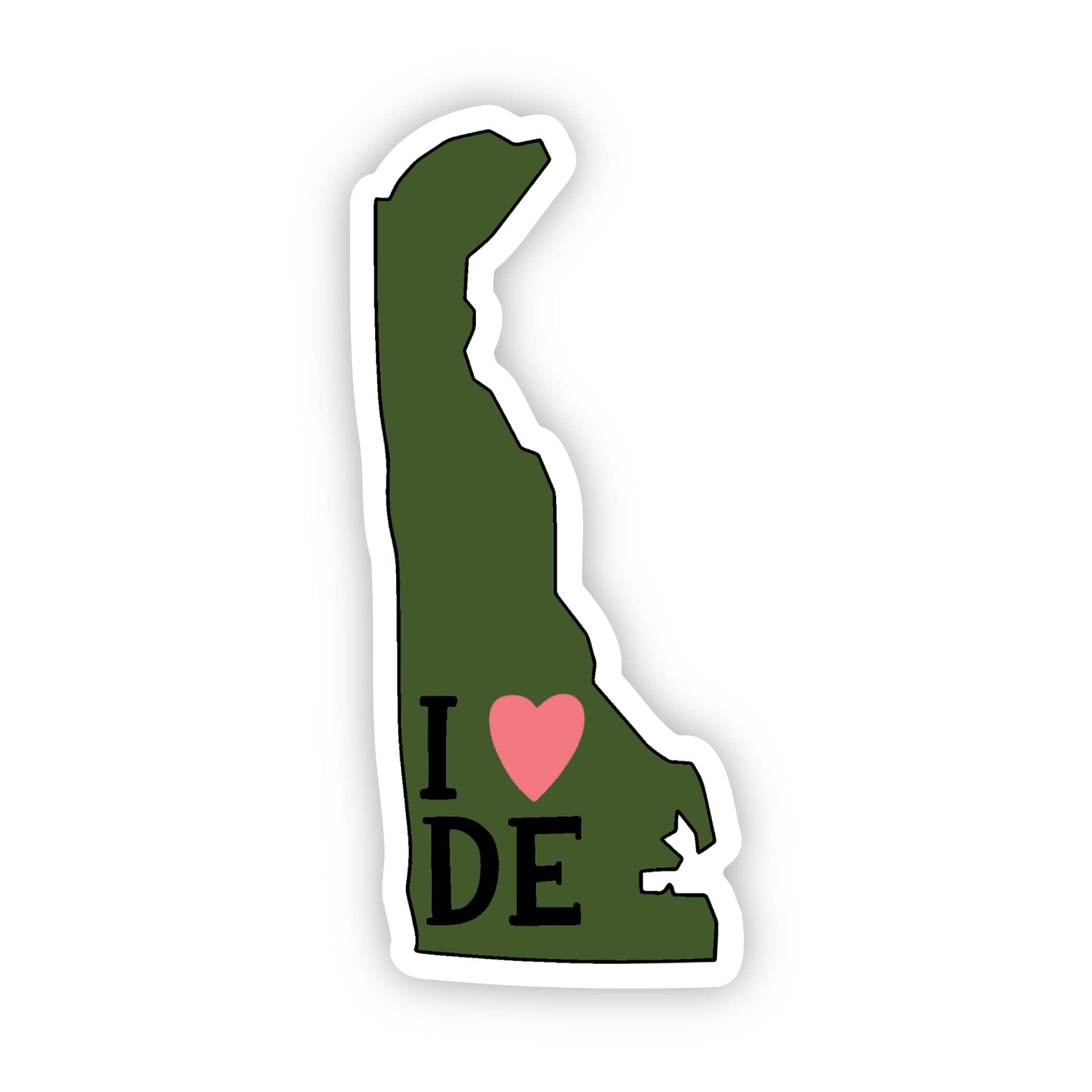  I Love Delaware Sticker、mySite、elrpsem3k