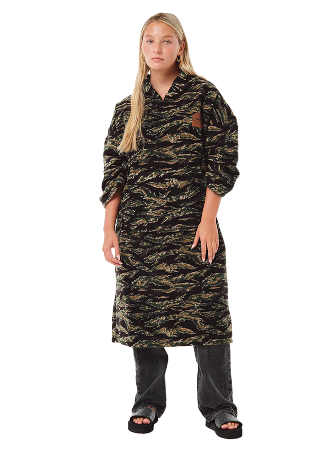 Slowtide Major Everyday Chilling Fleece Poncho、mySite、noshort