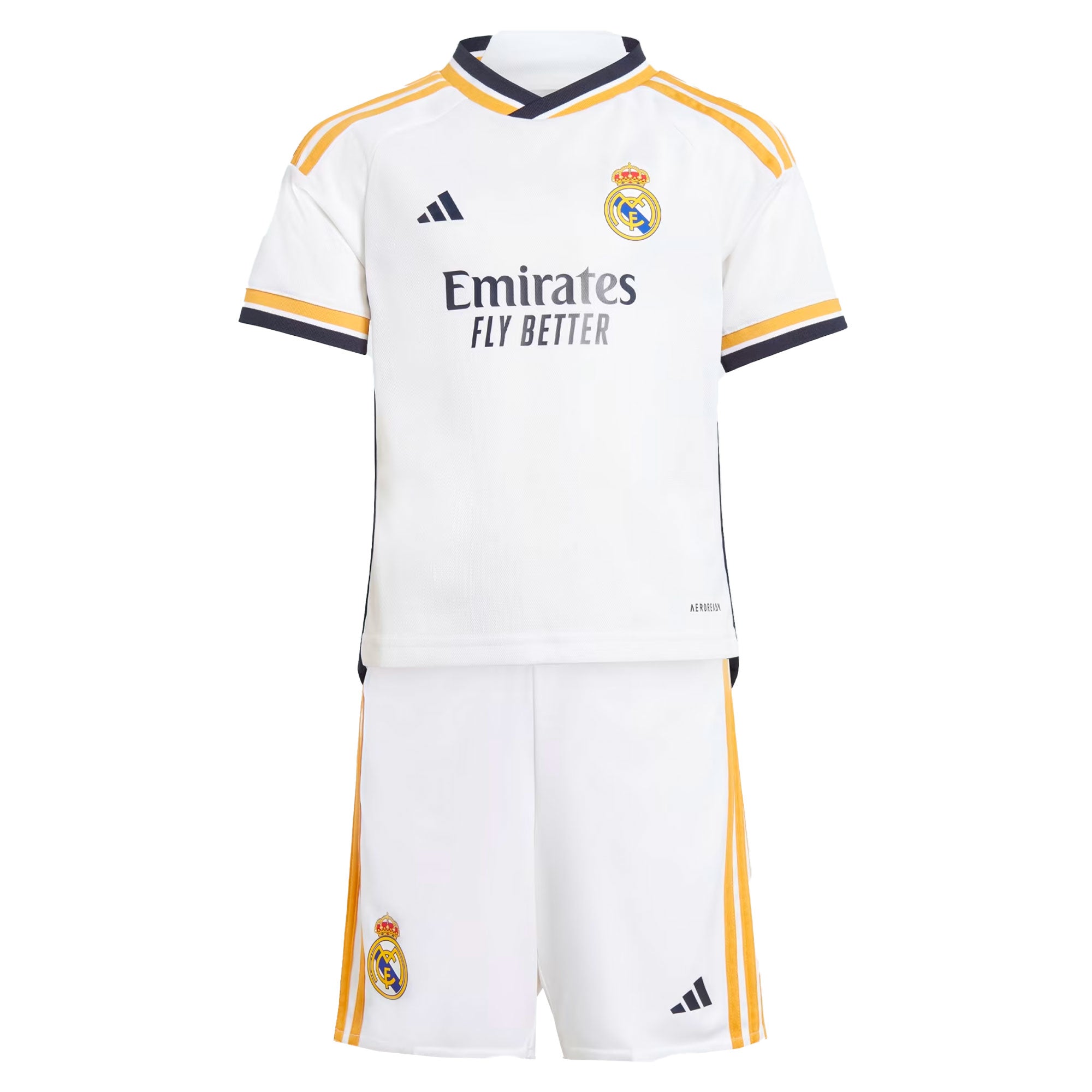 adidas Real Madrid 2023/24 Home MiniKit White/Black、mySite、bottomscart