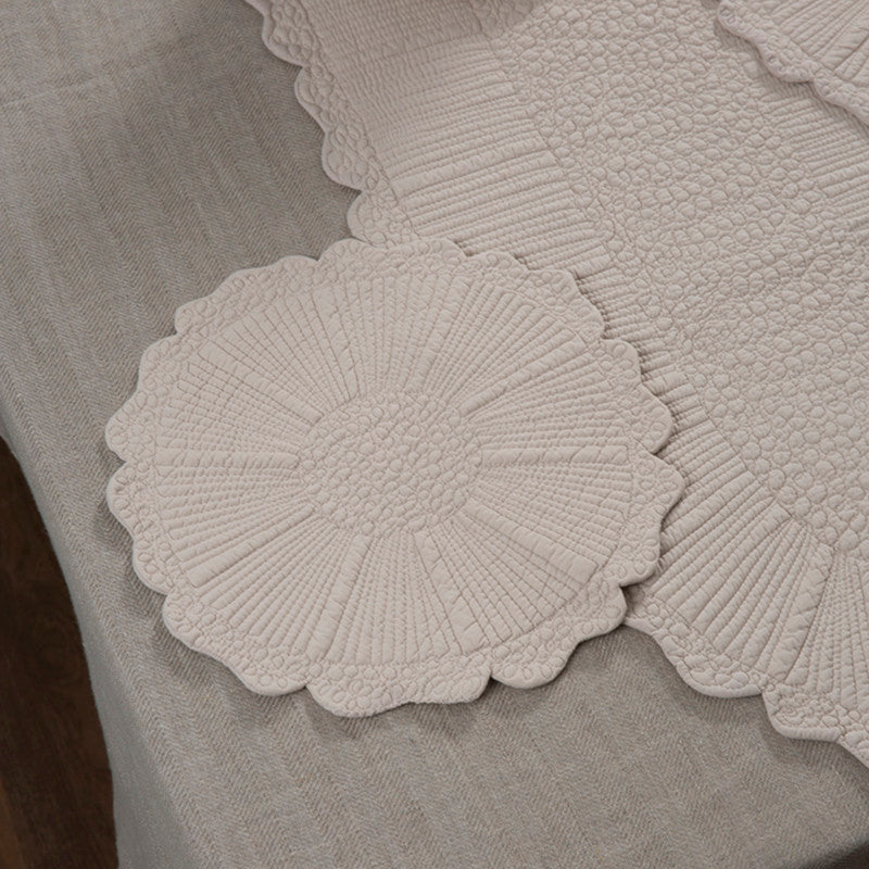 Cotton Table Runner | Beige | 140 x 40 cm、mySite、camillekostekn