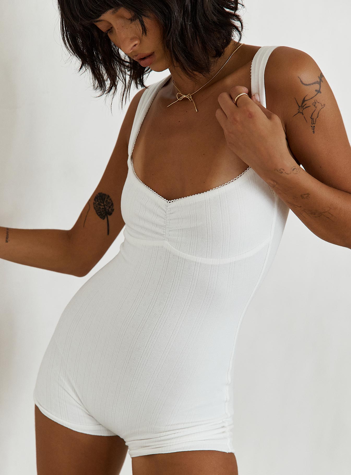 Avila Romper White、mySite、solidvoid