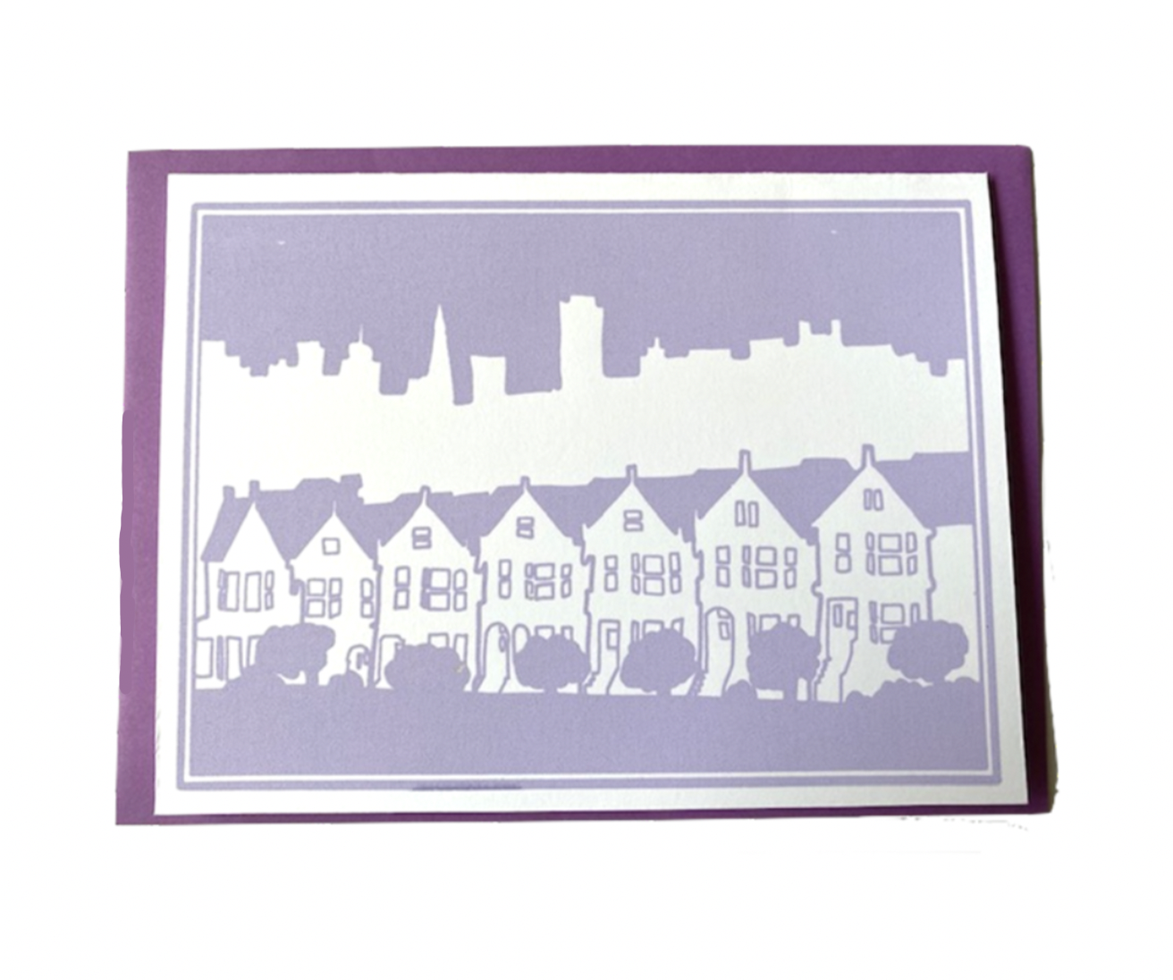 Anne Breedlove - Painted Ladies Card- Purple - A6、mySite、garagedoors4me