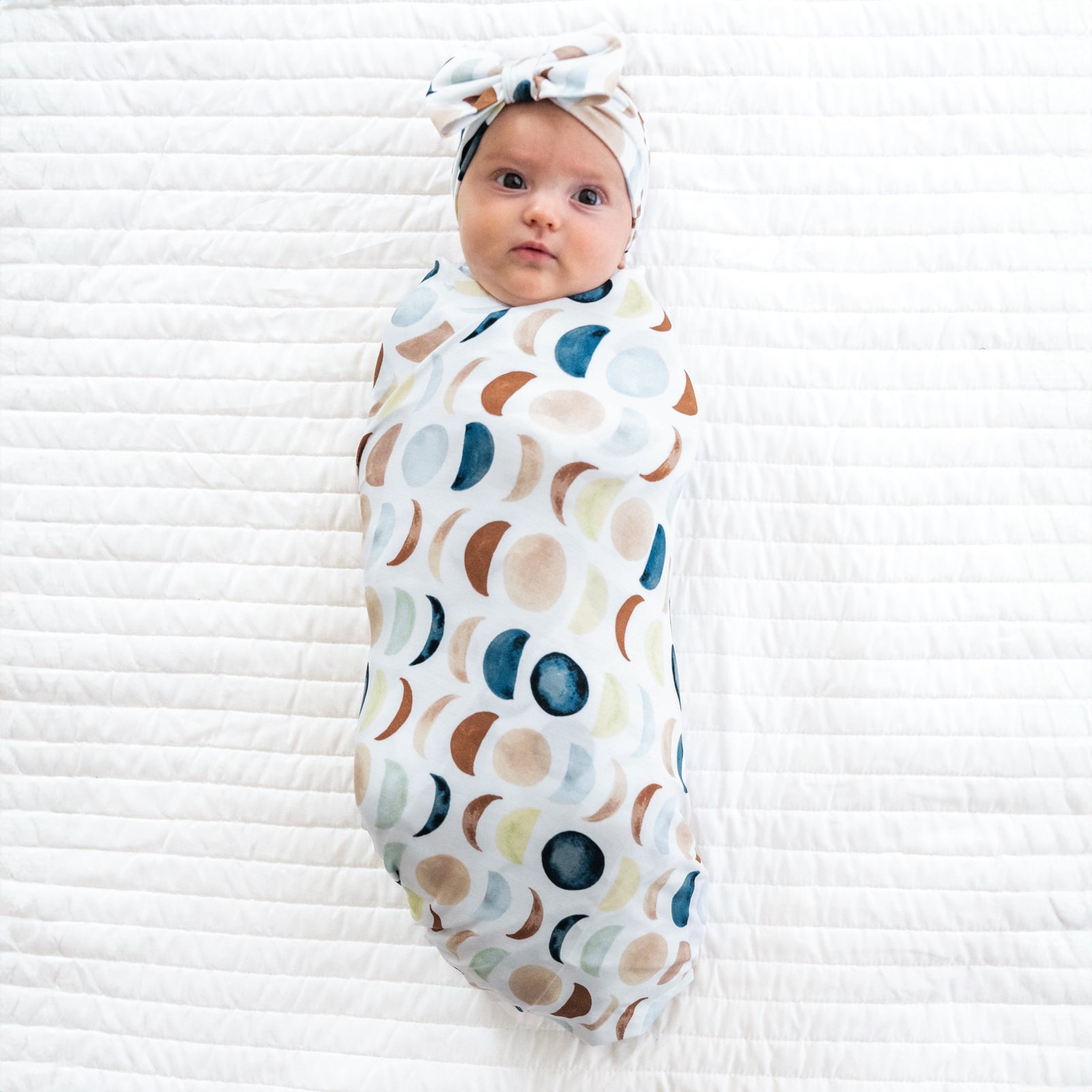  Luna Neutral Swaddle & Luxe Bow Headband Set、mySite、layawaytickets