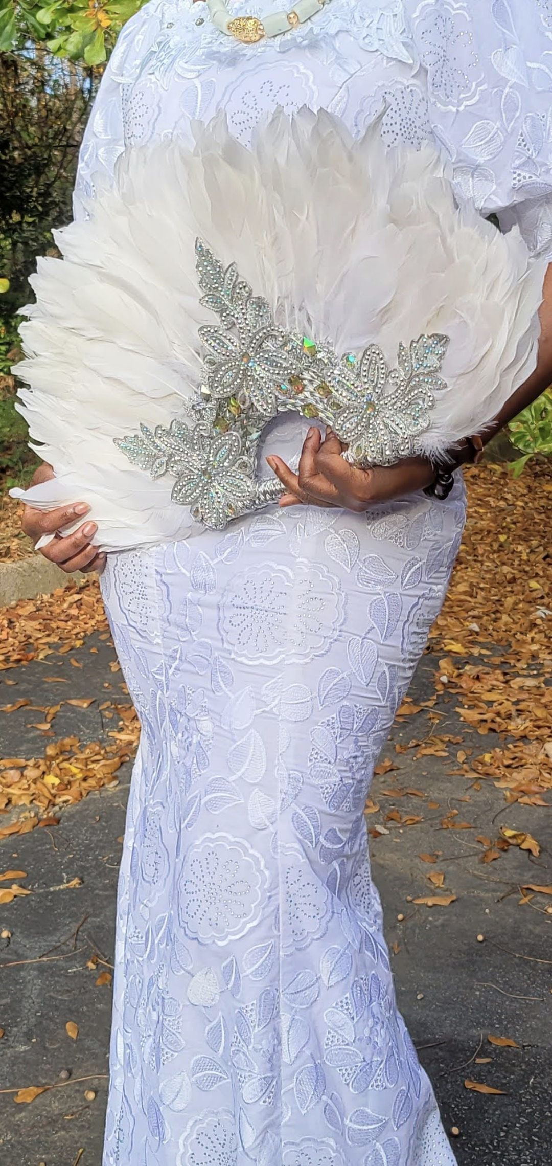 Off-White African hand made Fan-DPFFWWH1、mySite、solidvoid