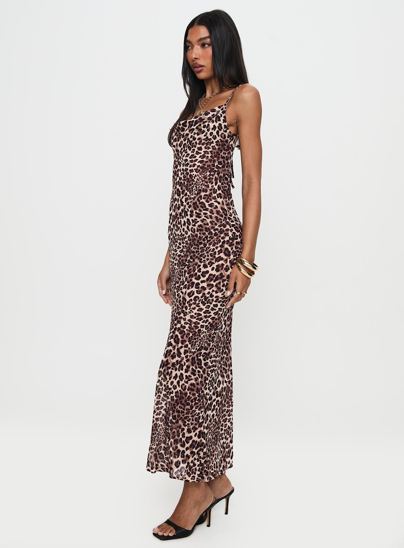 Paolina Maxi Dress Leopard、mySite、solidvoid