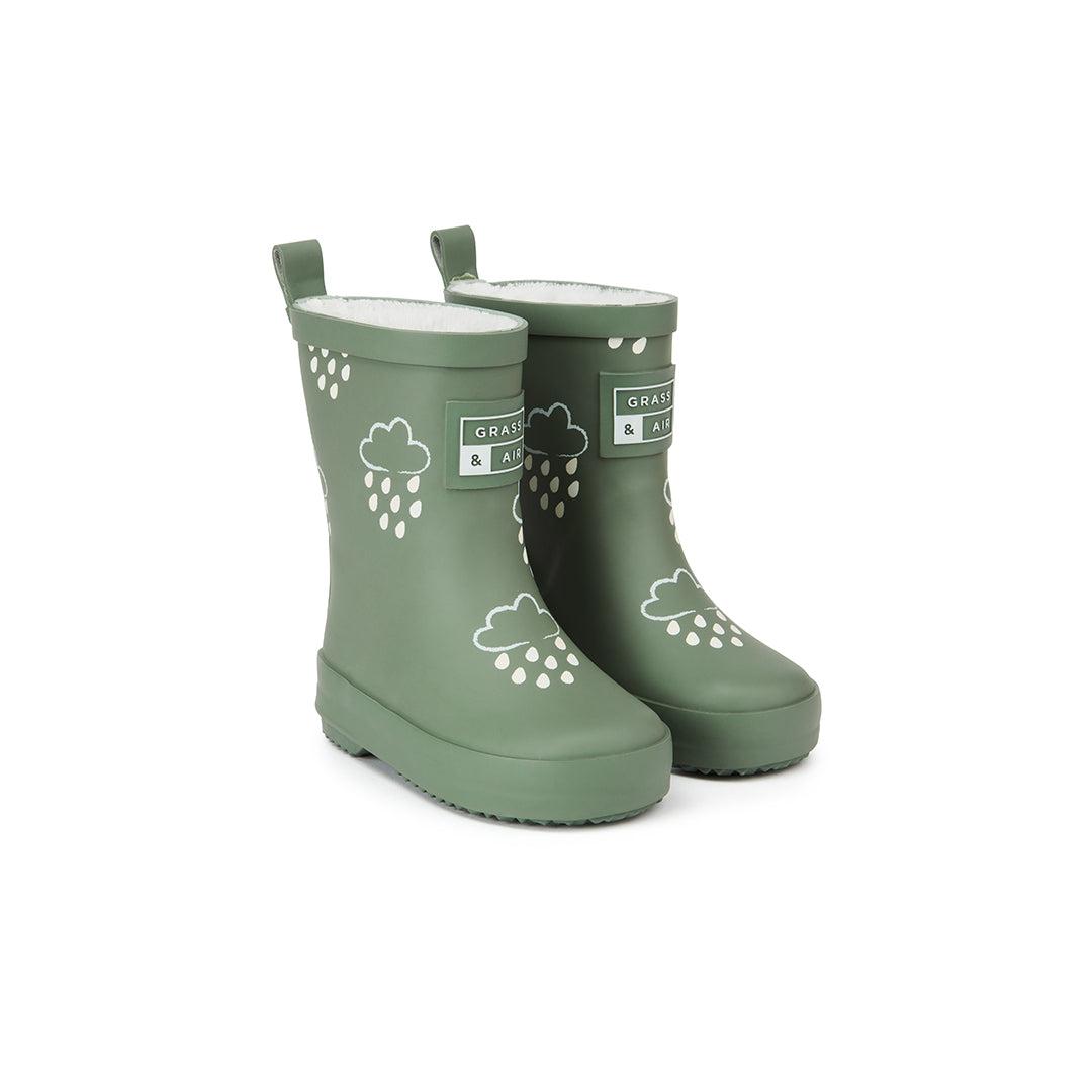  Grass & Air Colour-Revealing Wellies - Khaki Green、mySite、merchandisen