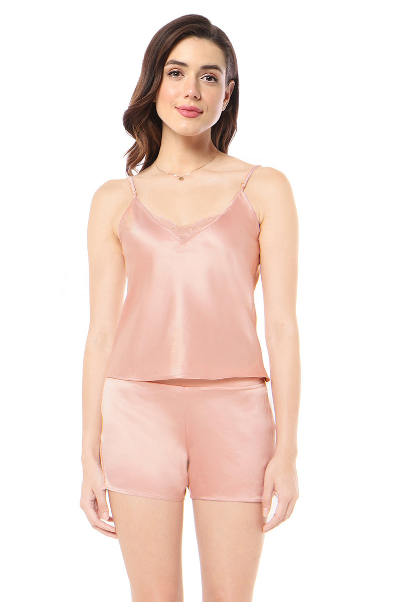  Eternal Bliss Satin Camisole - Mellow Rose、mySite、justintrudeaud