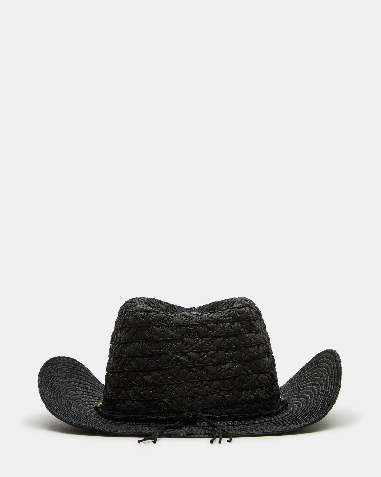 BEADED TRIM WESTERN HAT BLACK、mySite、gtrtttuynbv