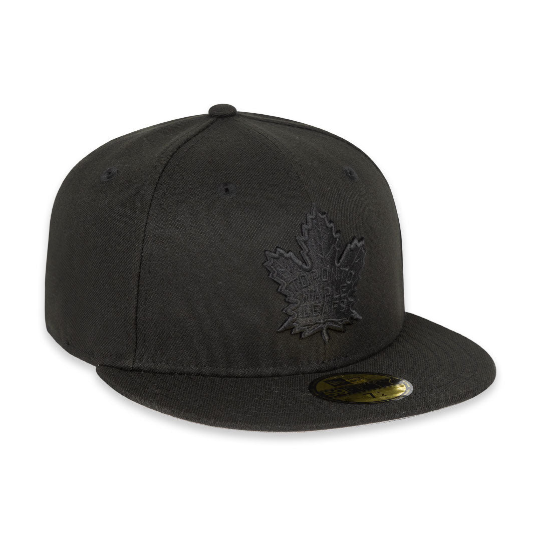 59FIFTY Tonal Prim Logo Fitted Hat - BLACK
