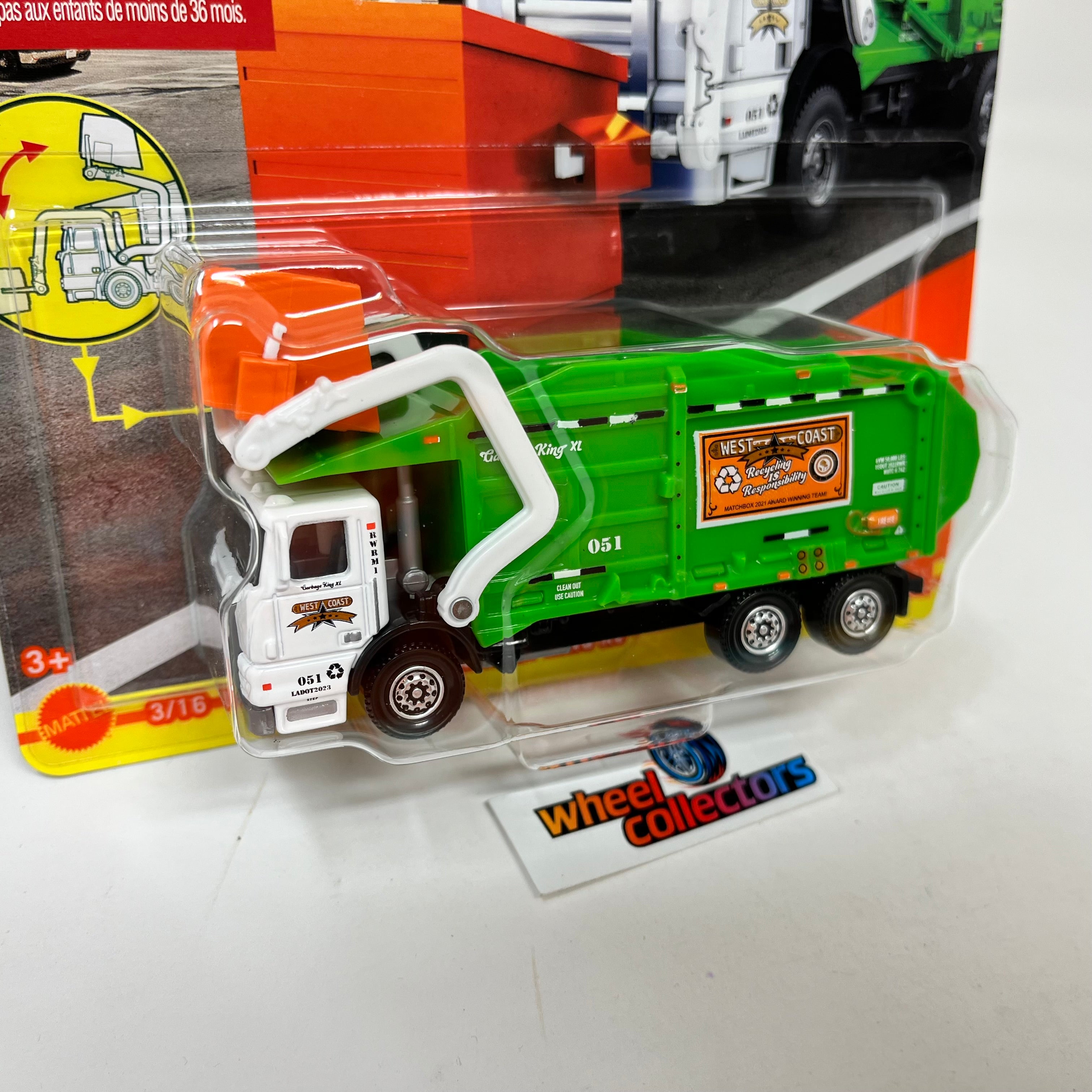 Garbage King XL #3 * 2023 Matchbox Working Rigs Case U、mySite、hgirdovlk