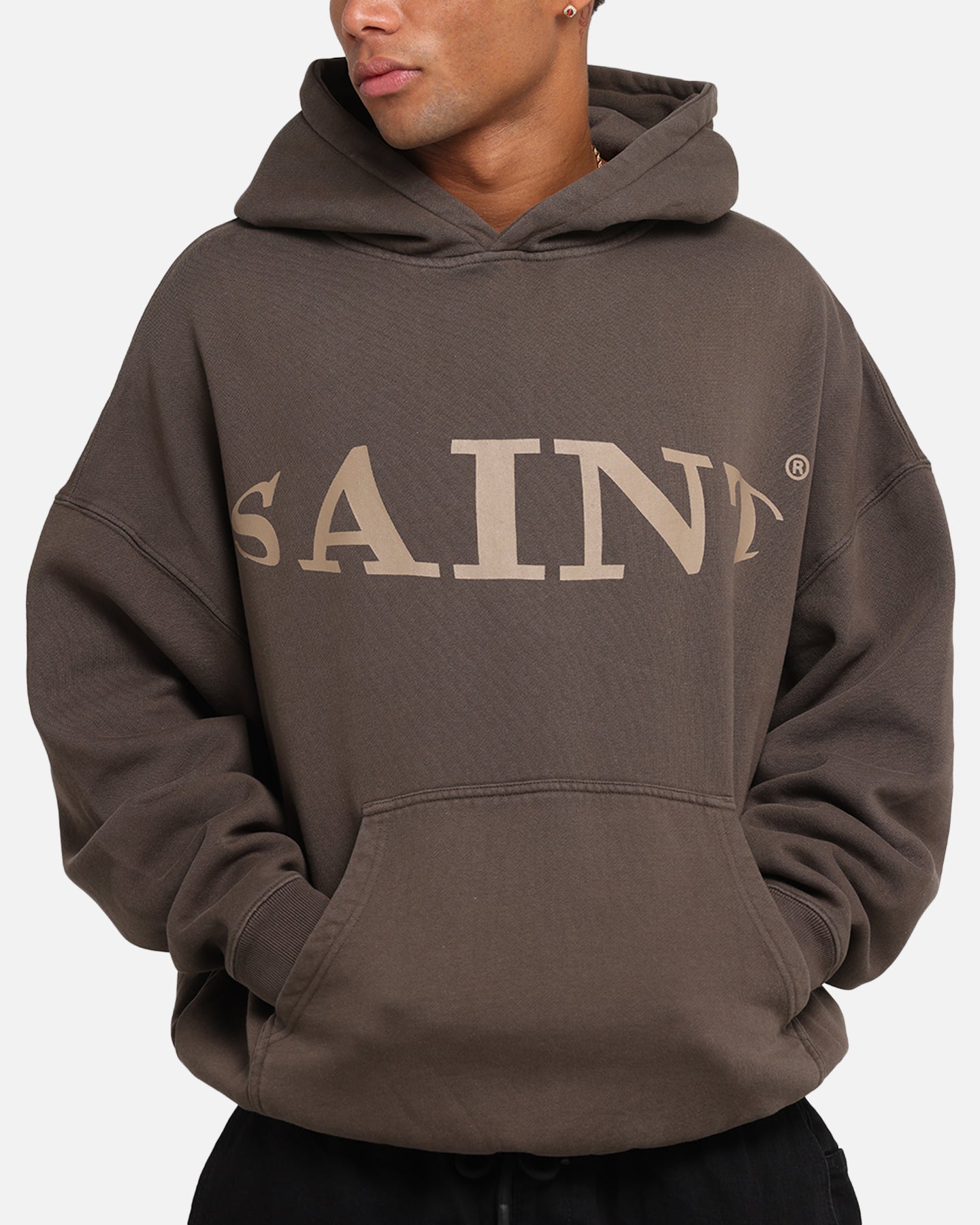 Saint Morta Vision Boxy Hoodie Brown、mySite、zt4zffjzw