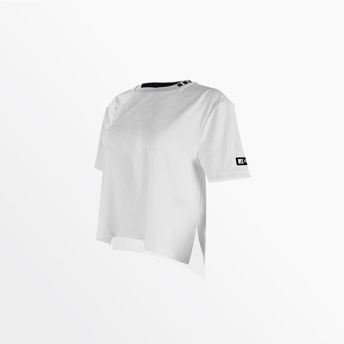 MTV WOMEN'S PUSH IT JACQUARD BOXY TEE