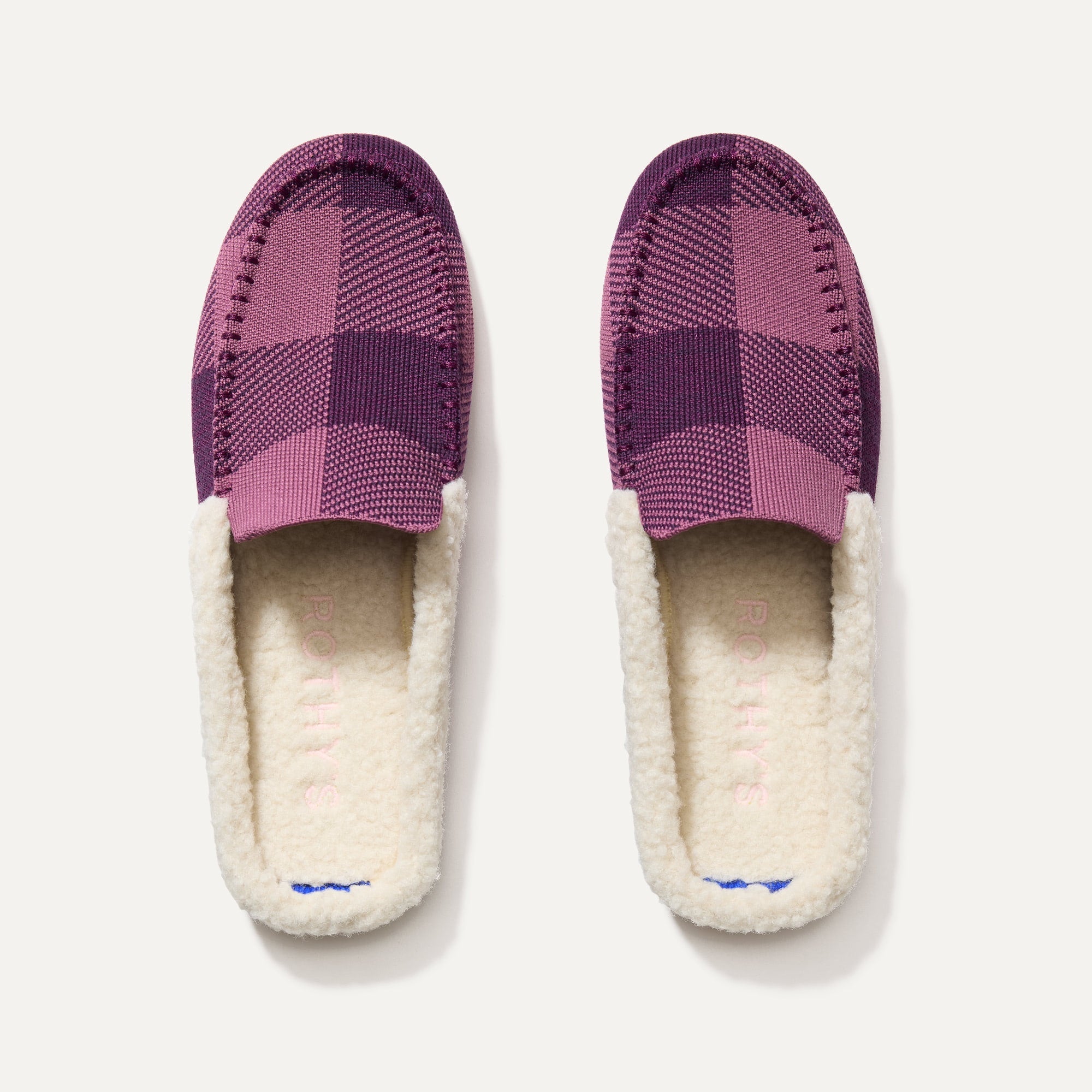  The Scuff Slipper - Mauve Buffalo Check、mySite、preschool7hills