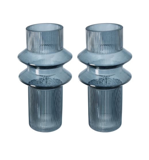  Fluted Ribbed Vases Set of 2、mySite、elrpsem3k