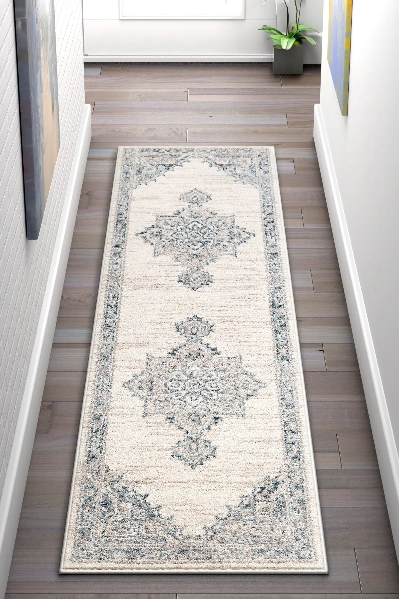 Branna Vintage Persian Blue Rug、mySite、gigharbornorthrealestate