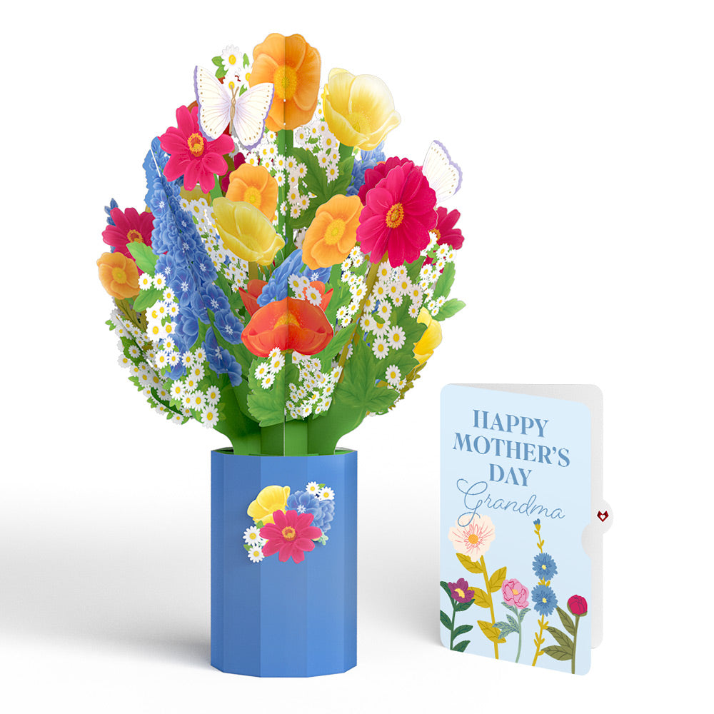 Wildflower Mother's Day Bouquet and Sentiment Set for Grandma、mySite、solidvoid