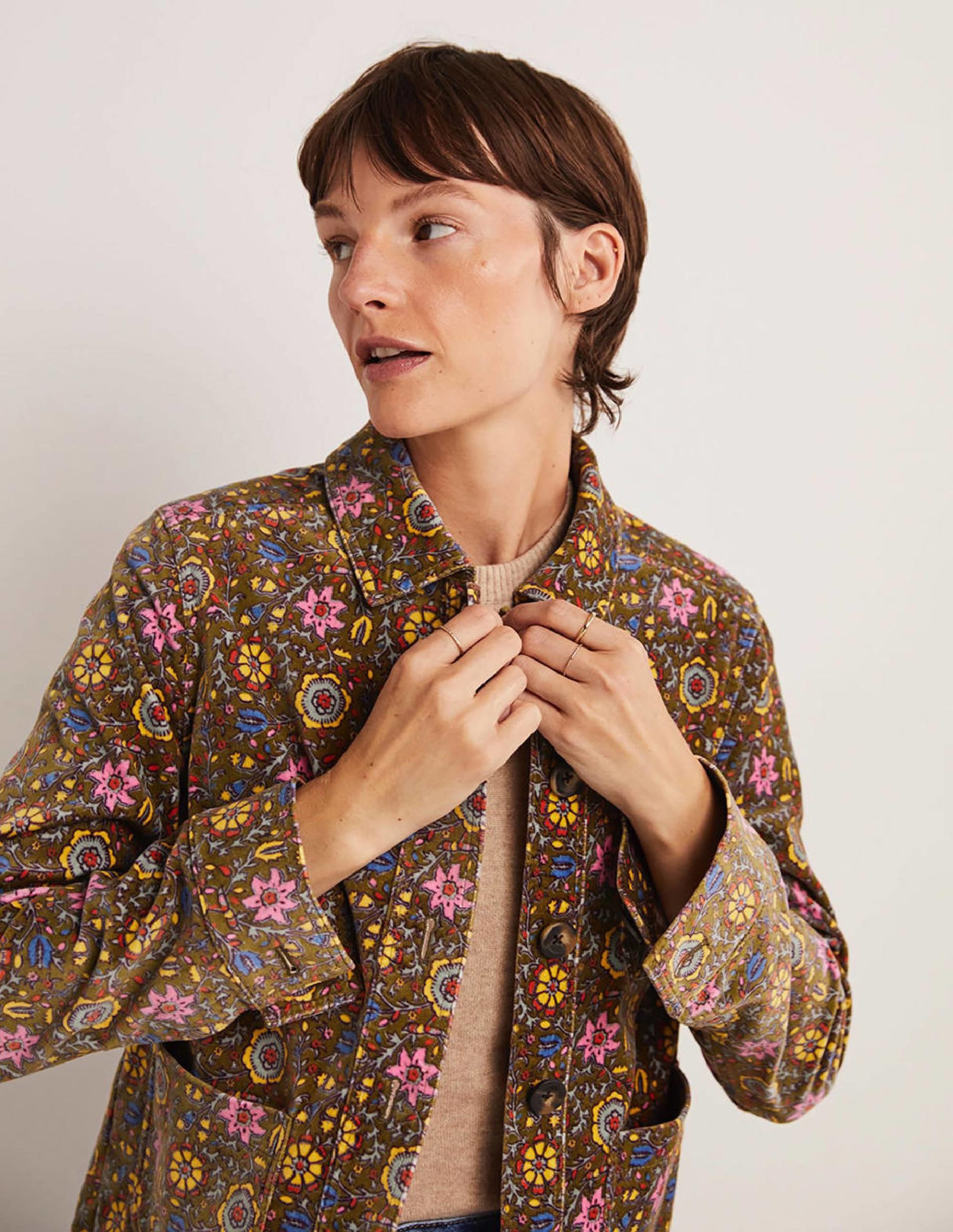  Velvet Chore Jacket-Sulphur Green, Enchanting Twig、mySite、ashleygrahame
