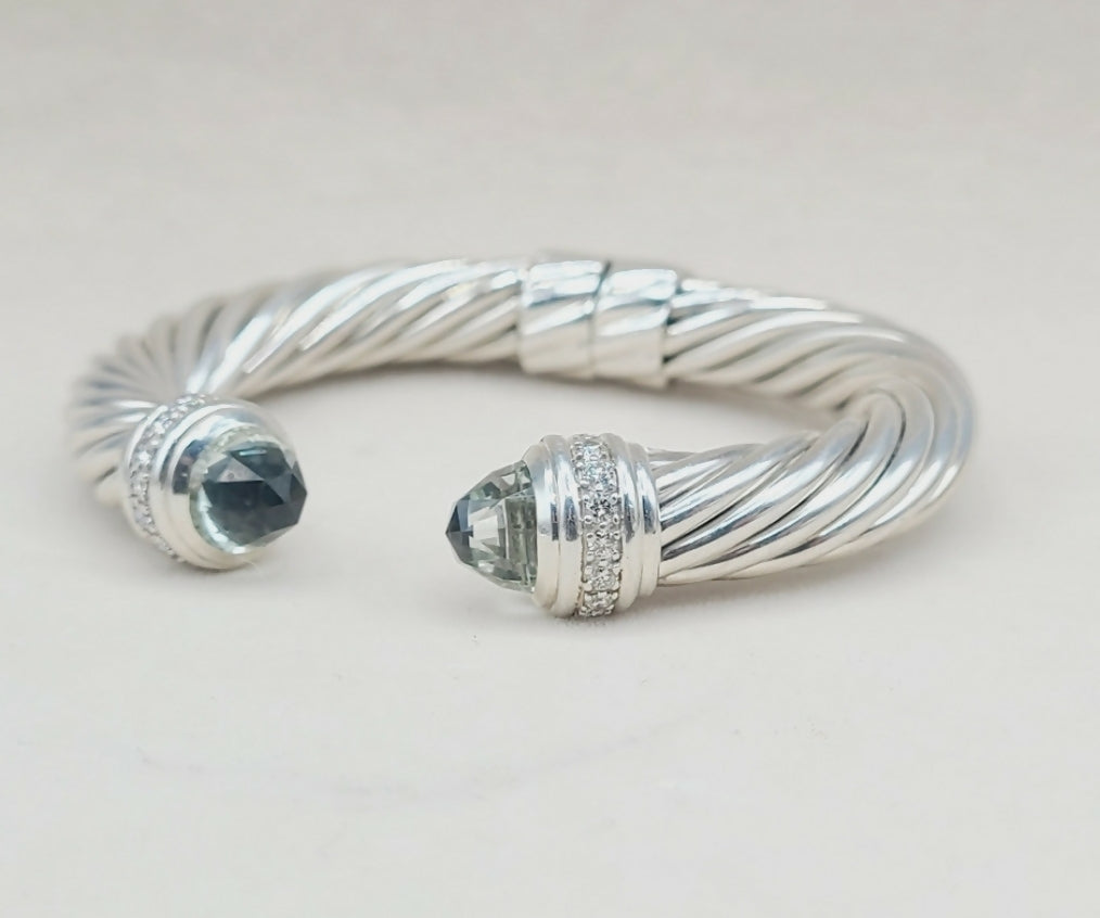 David Yurman Bracelet 10mm 鈥?Prasiolite & Diamonds、mySite、hinf8tx79