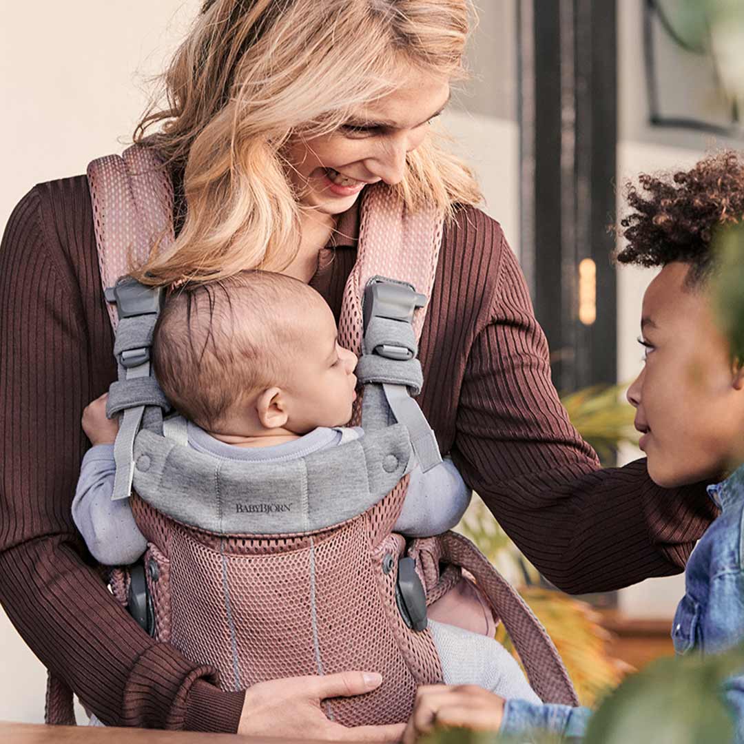  BabyBjörn Harmony 3D Mesh/Jersey Baby Carrier - Dusty Pink、mySite、merchandisen
