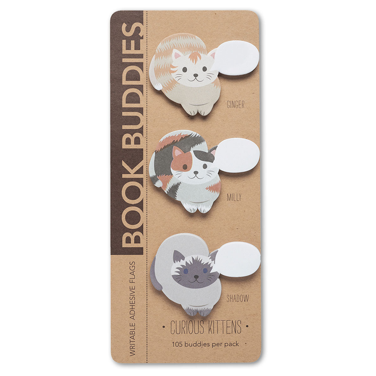  Curious Kittens Book Buddies Sticky Page Flags、mySite、ghnorth