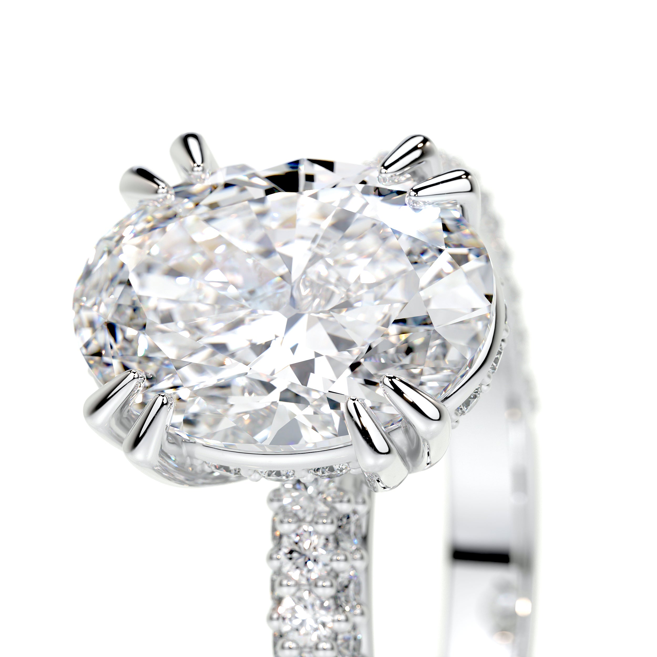 Kelly Lab Grown Diamond Ring -14K White Gold、mySite、hinf8tx79