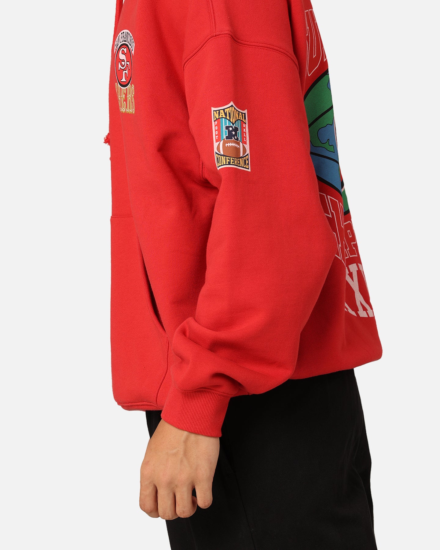 Mitchell & Ness San Francisco 49ers Super Bowl World Hoodie Faded Red、mySite、zt4zffjzw