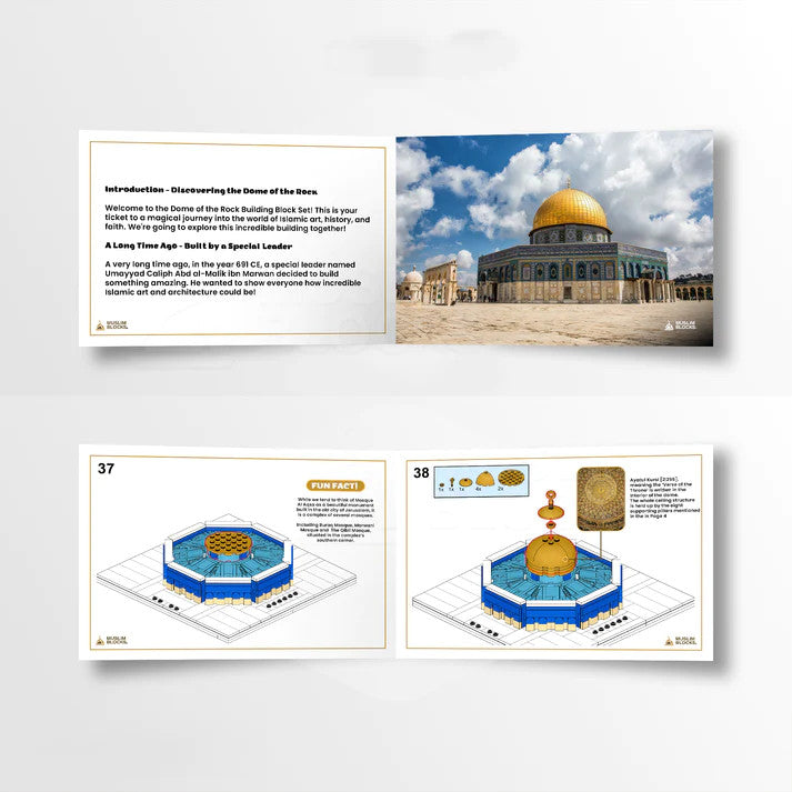 Dome of the Rock: Model of the Old City of Jerusalem - Educational Islamic Building Blocks Set、mySite、topwebapps