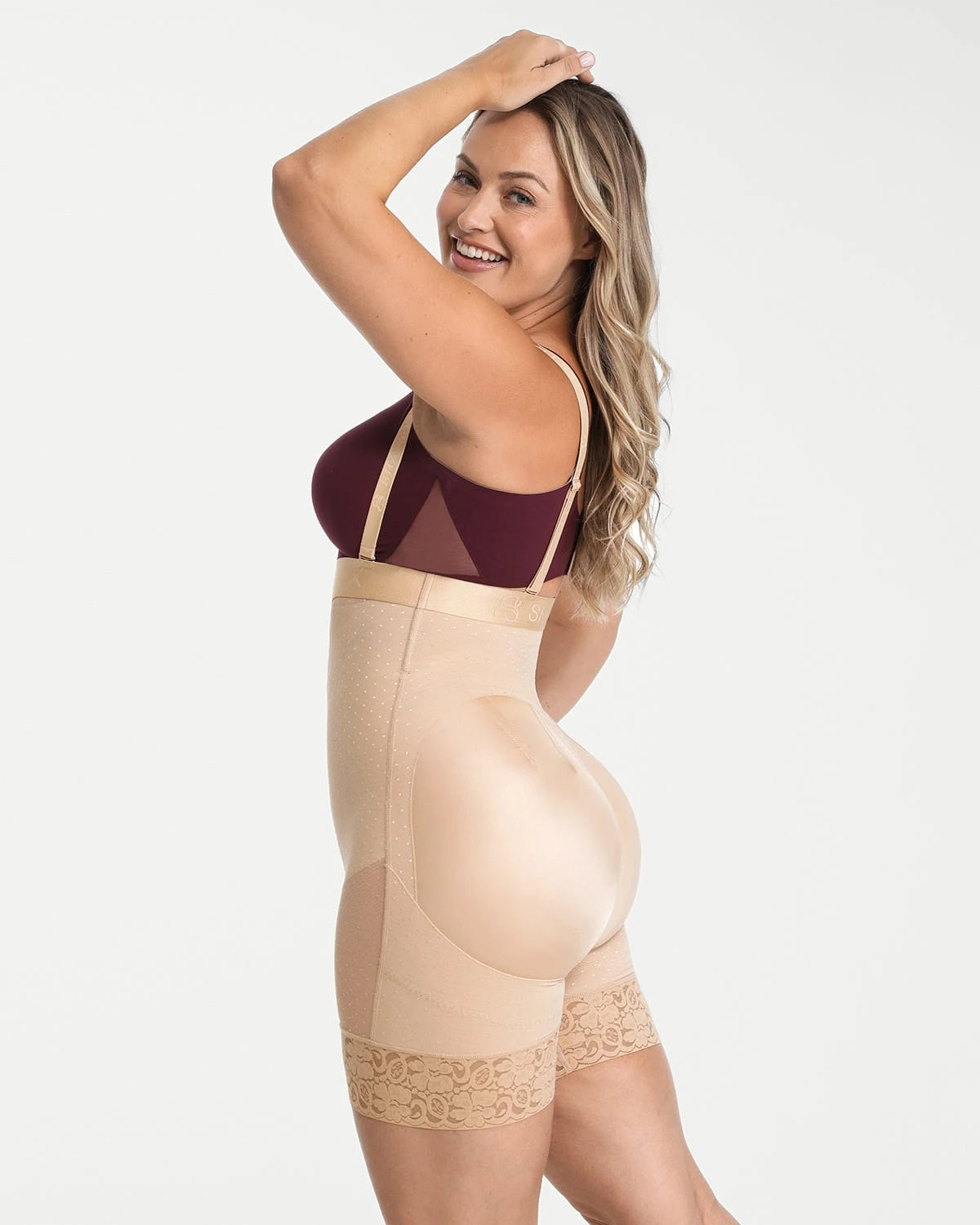 AirSlim® High Waist Butt-Lifting Polka Dot Shorts、mySite、bengalsvssteelers