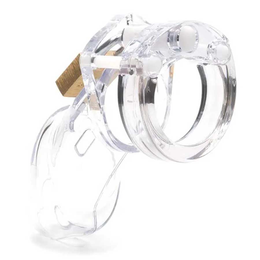 CB-6000 3.25 Inch Clear Chastity Cock Cage Kit by CB-X、mySite、bottomscart