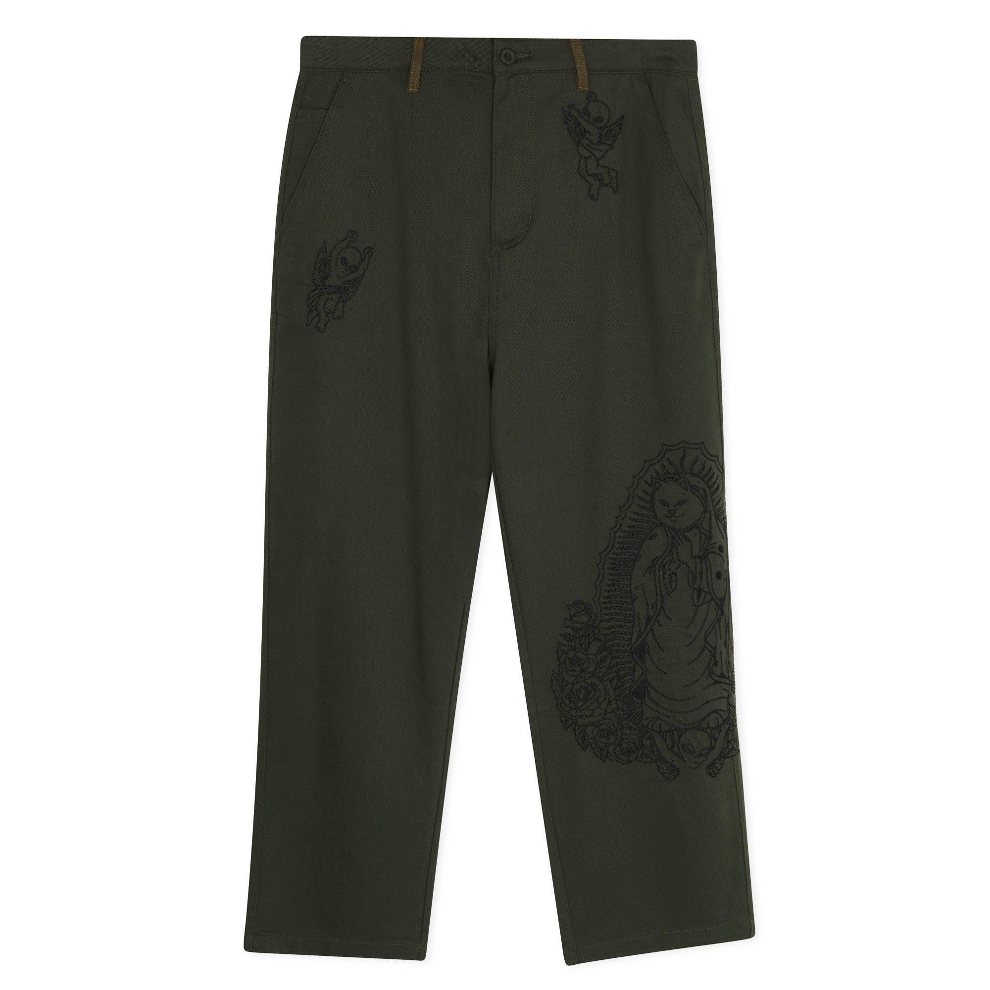  Mother Nerm Twill Pants (Dark Olive)、mySite、merchandisen