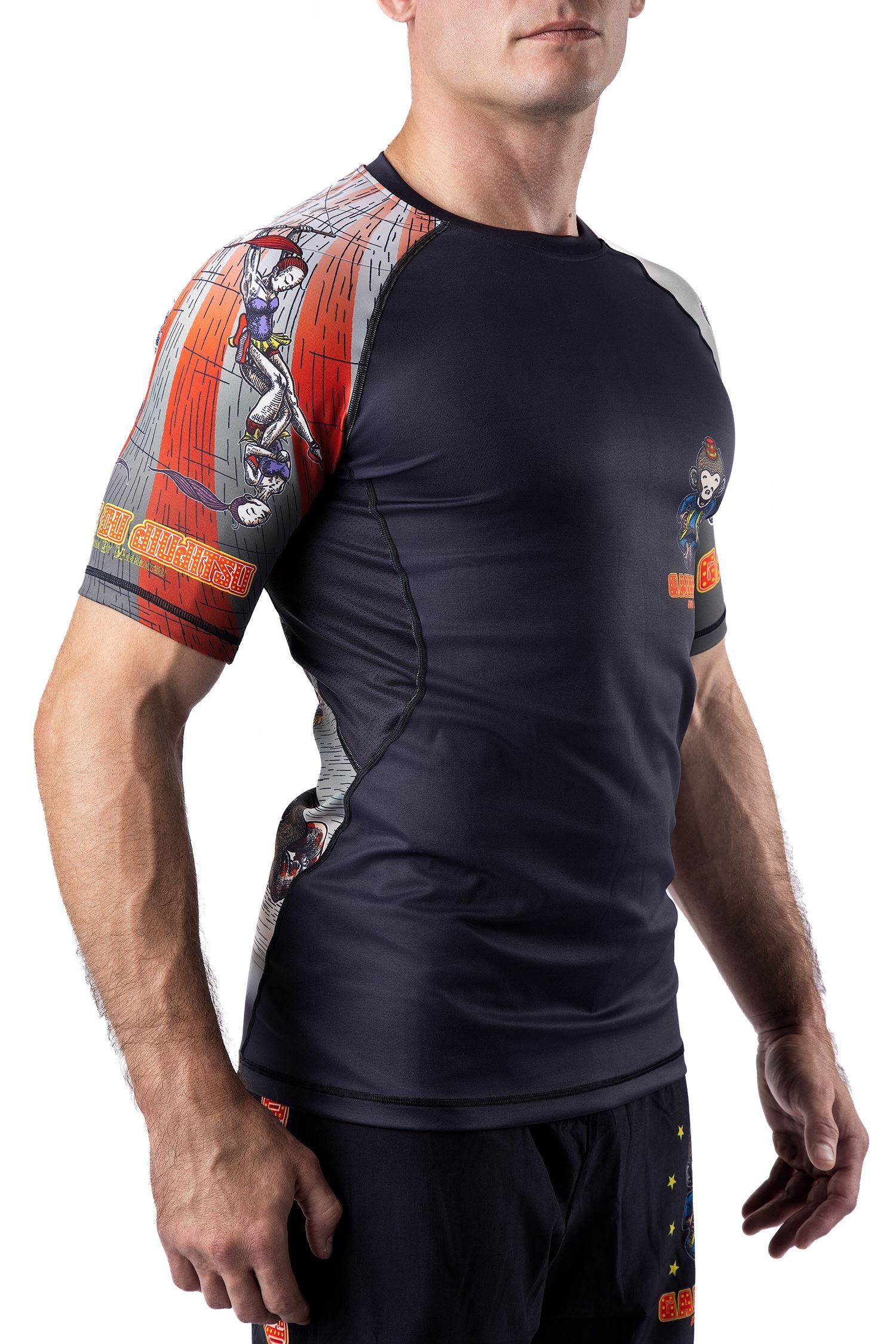 Men's Cirque du Jiu Jitsu Rashguard - Short Sleeve、mySite、gigharbornorthrealestate