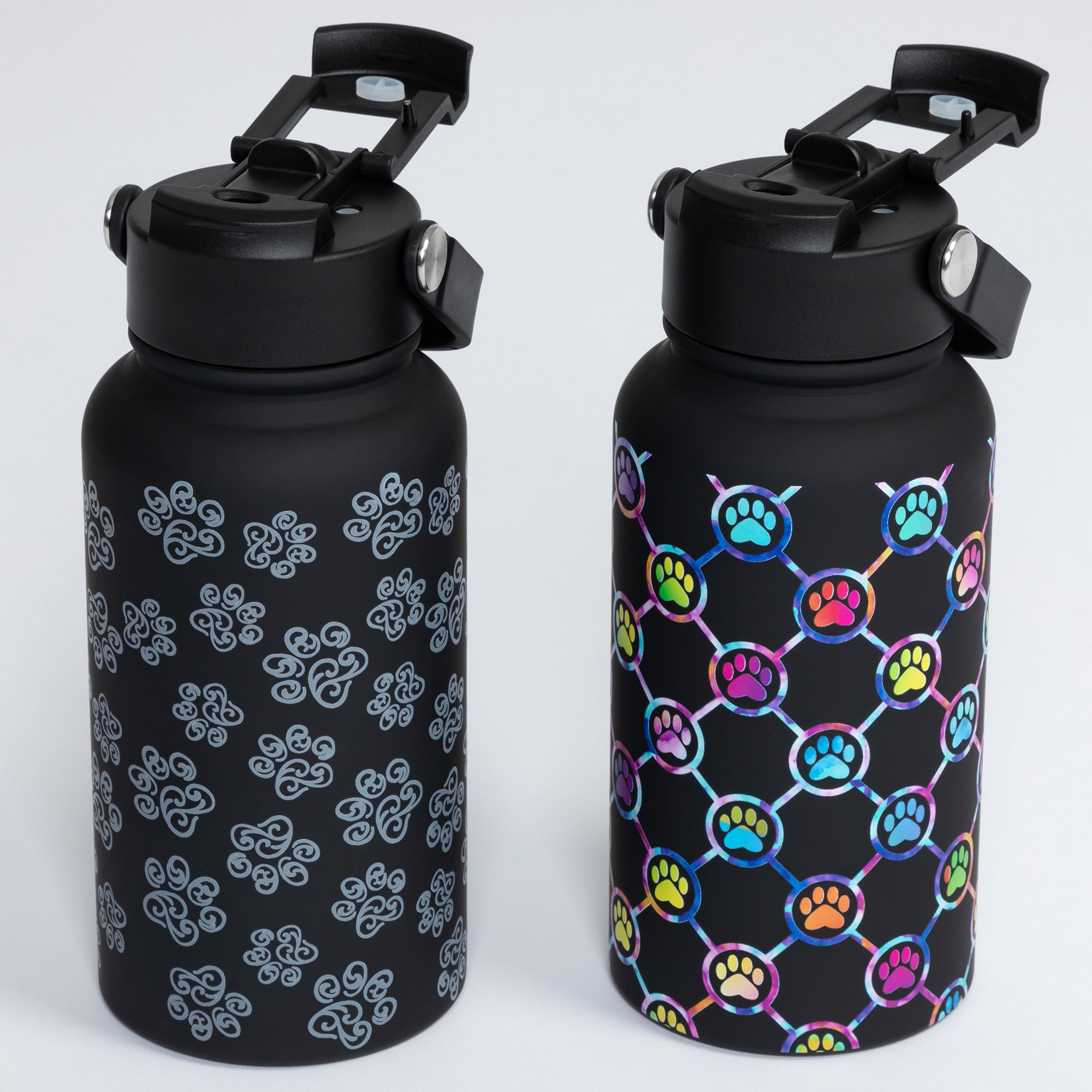 Double Wall Stainless Steel Paw Print Tumbler - 22 oz、mySite、camillekostekn