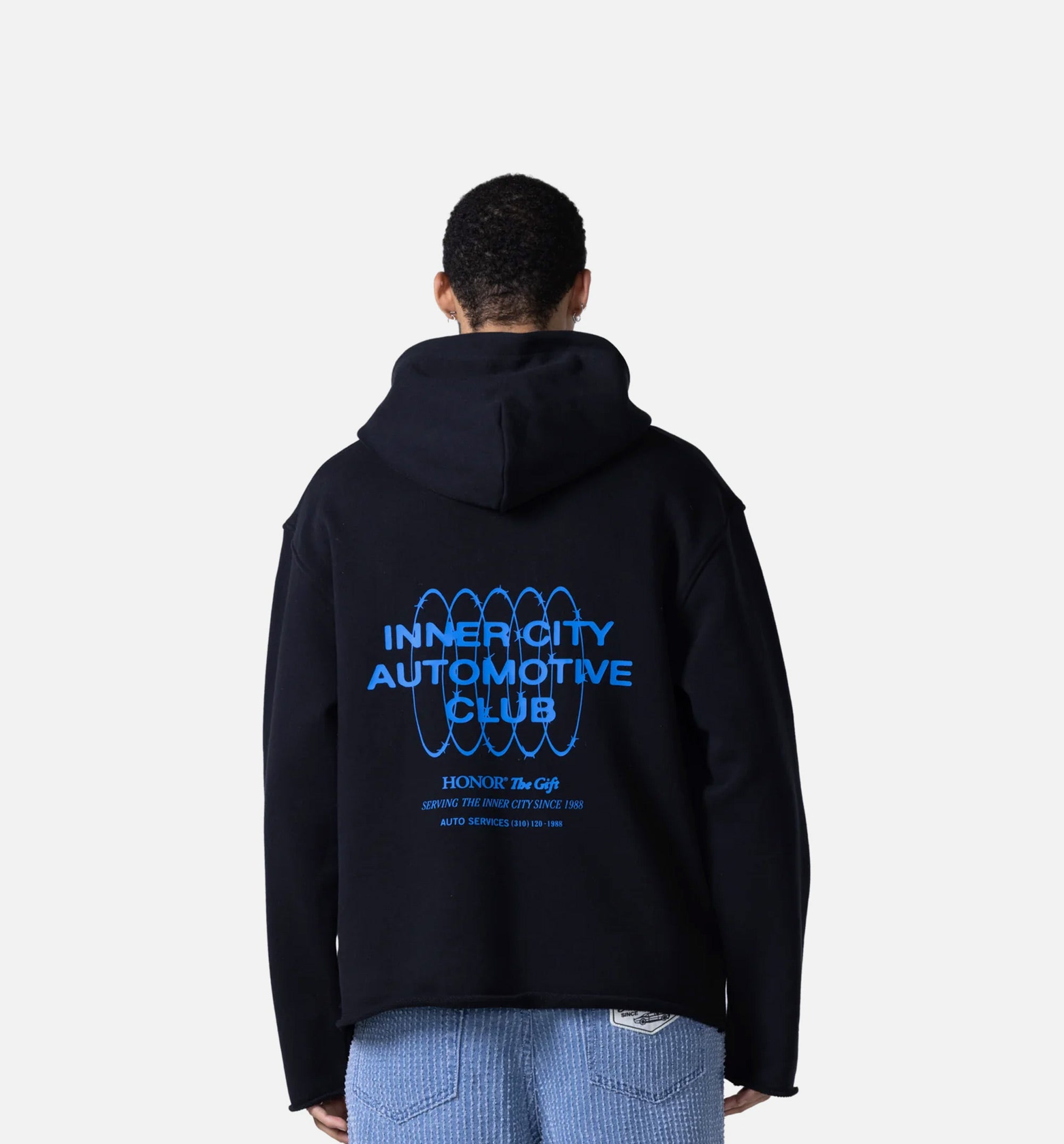 Speedbike Pullover Mens Hoodie - Black/Pink、mySite、dreamappss