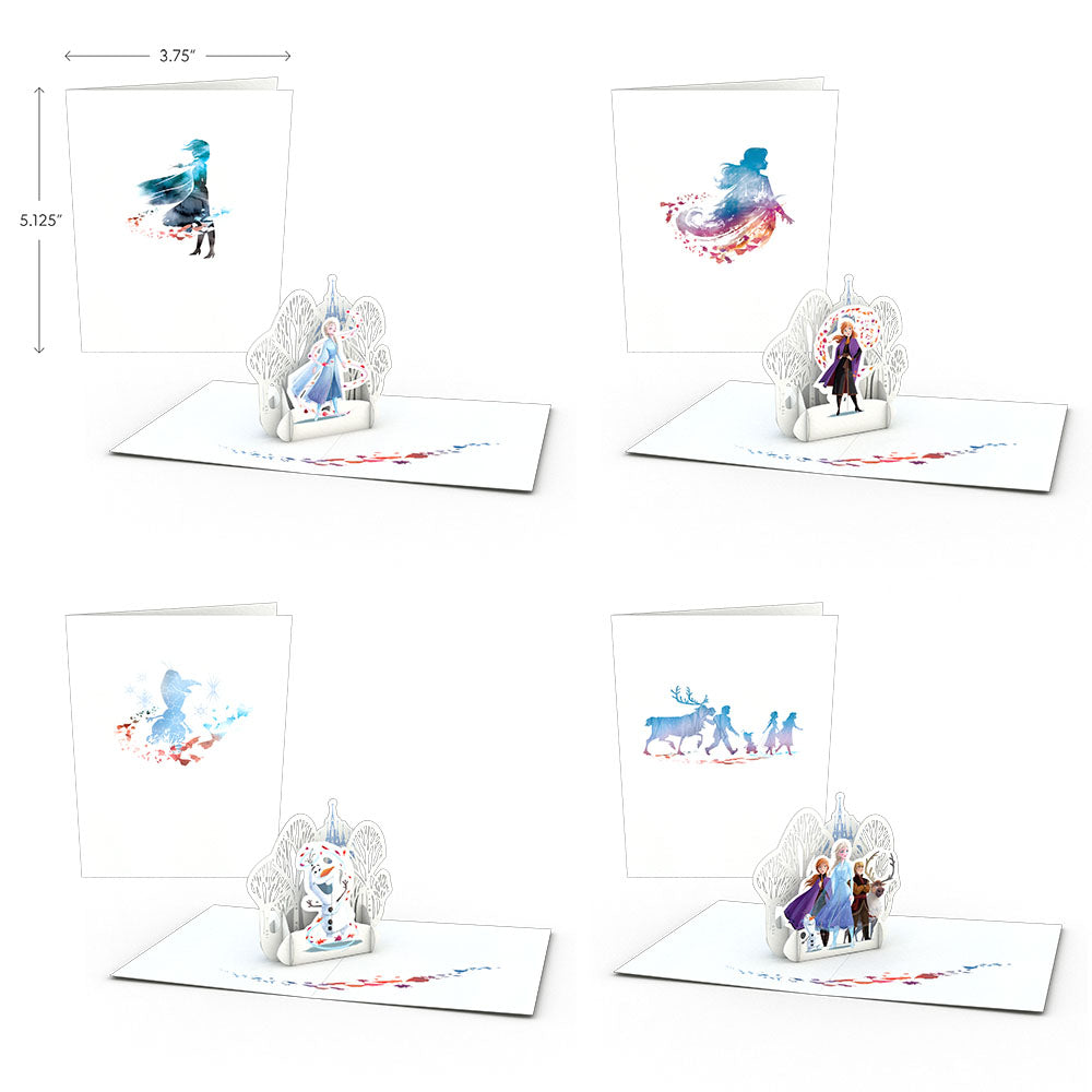 Disney Frozen 2 Notecards (Assorted 4-Pack)、mySite、solidvoid