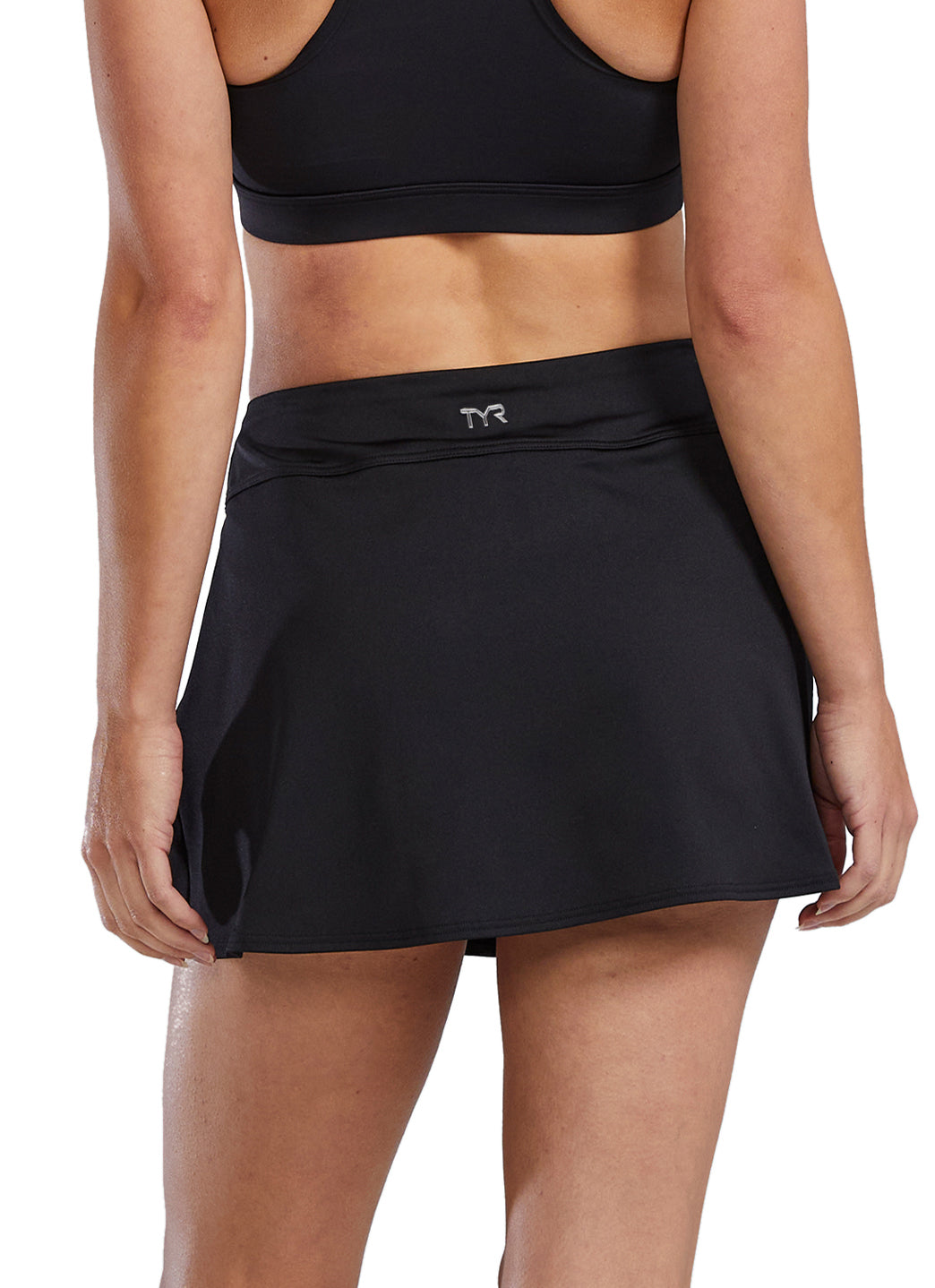 TYR Women's Solid High Wasited Swim Skort、mySite、noshort