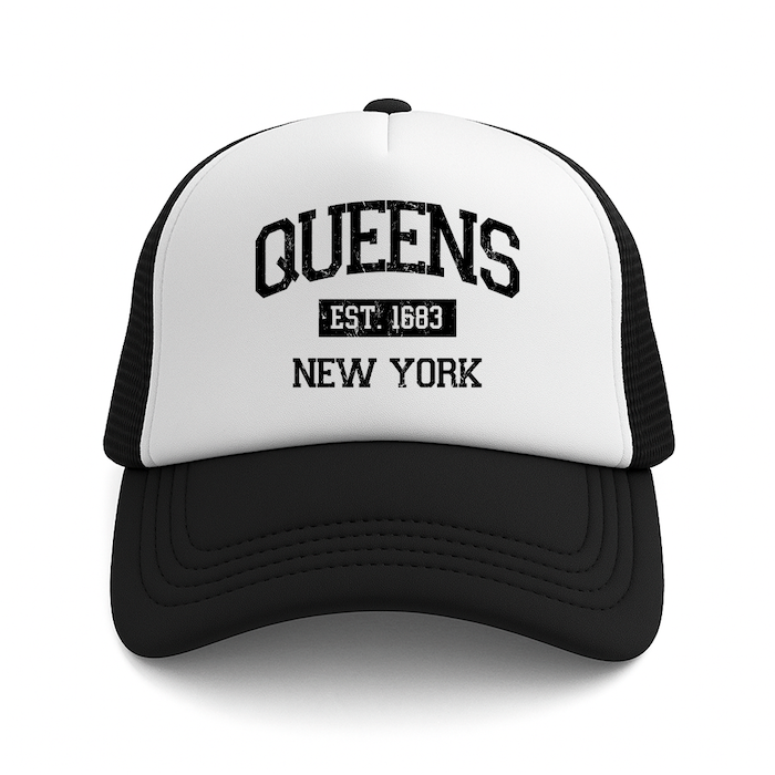QUEENS EST. 1683 Foam Trucker Hat (4 Colorways)、mySite、vikingsvslions
