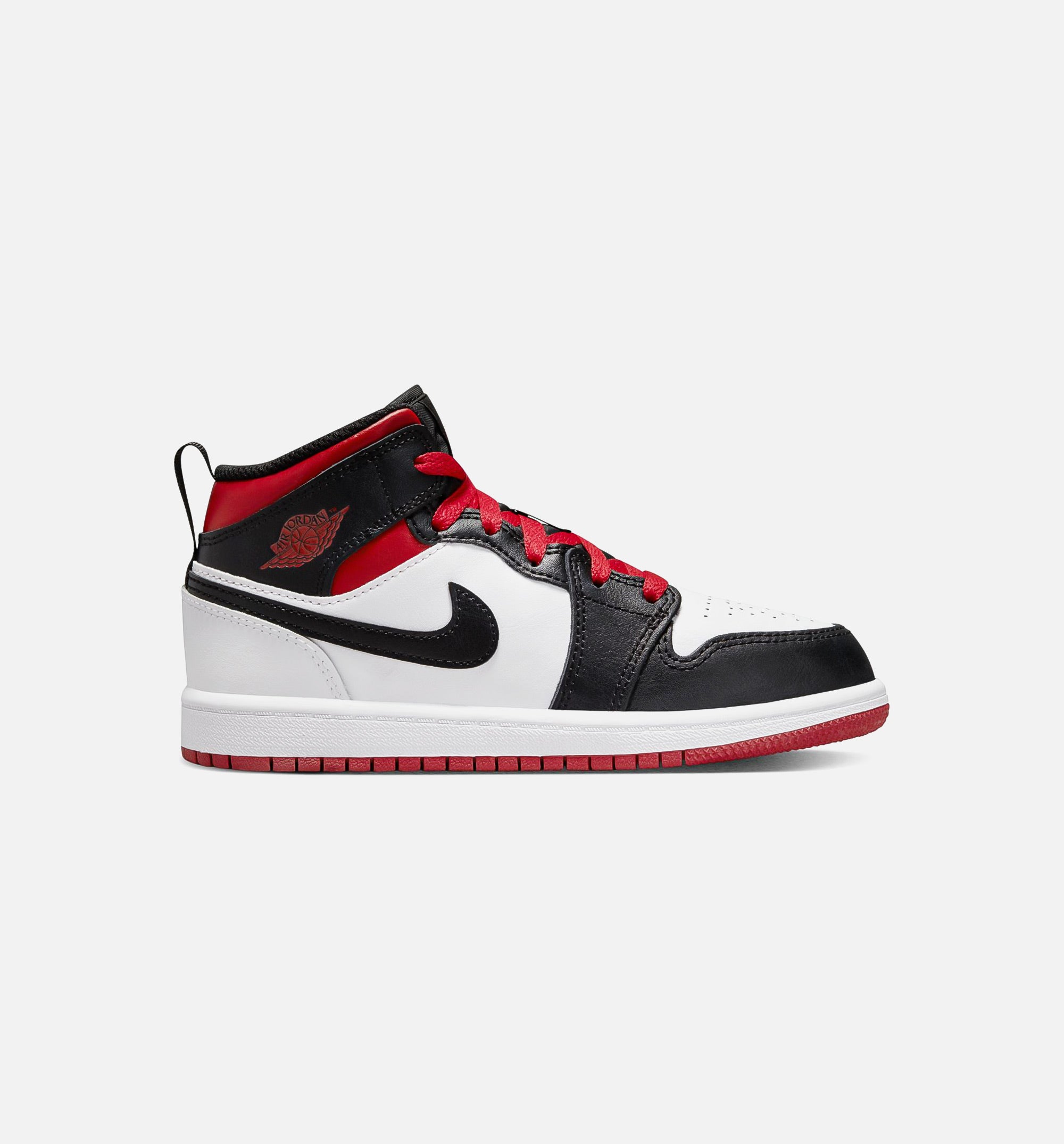 Air Jordan 1 Retro Mid Gym Red Preschool Lifestyle Shoe - Black/Red、mySite、dreamappss