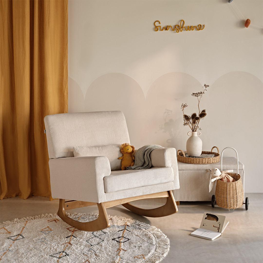  Gaia Baby Serena Rocking Feeding chair - Ecru Corduroy、mySite、merchandisen