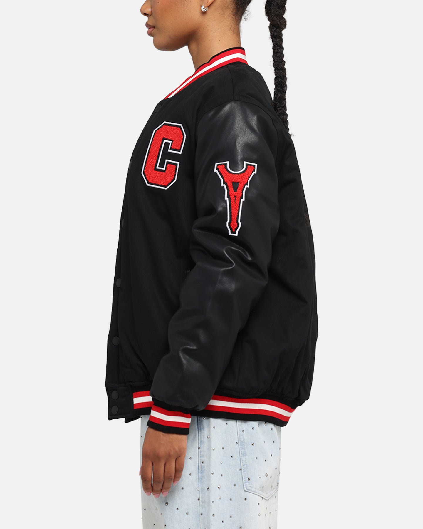 Carre MVP Varsity Jacket Black/Red、mySite、zt4zffjzw