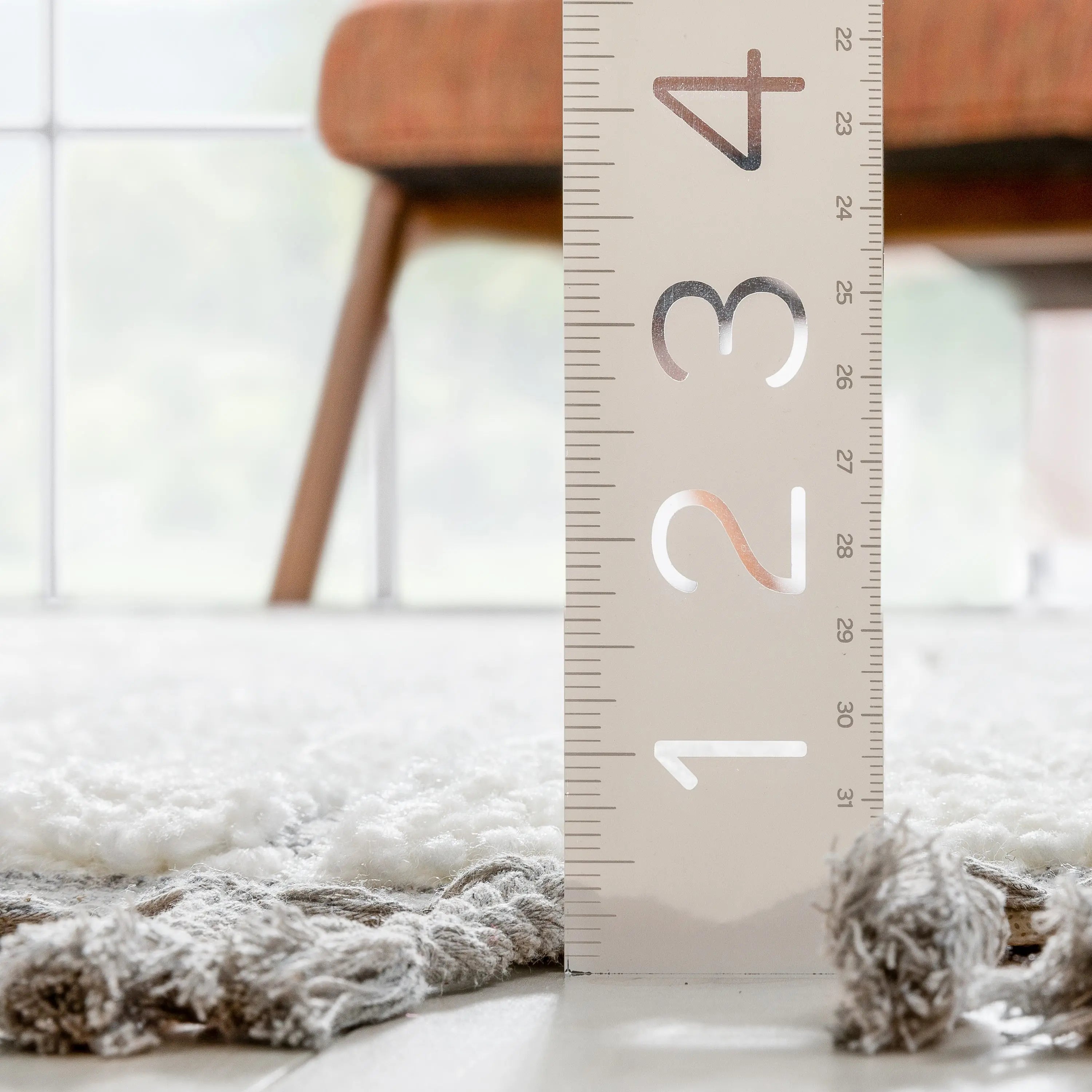 Gianna Modern Geometric Stripes Cream Grey High-Low Textured Rug、mySite、gigharbornorthrealestate