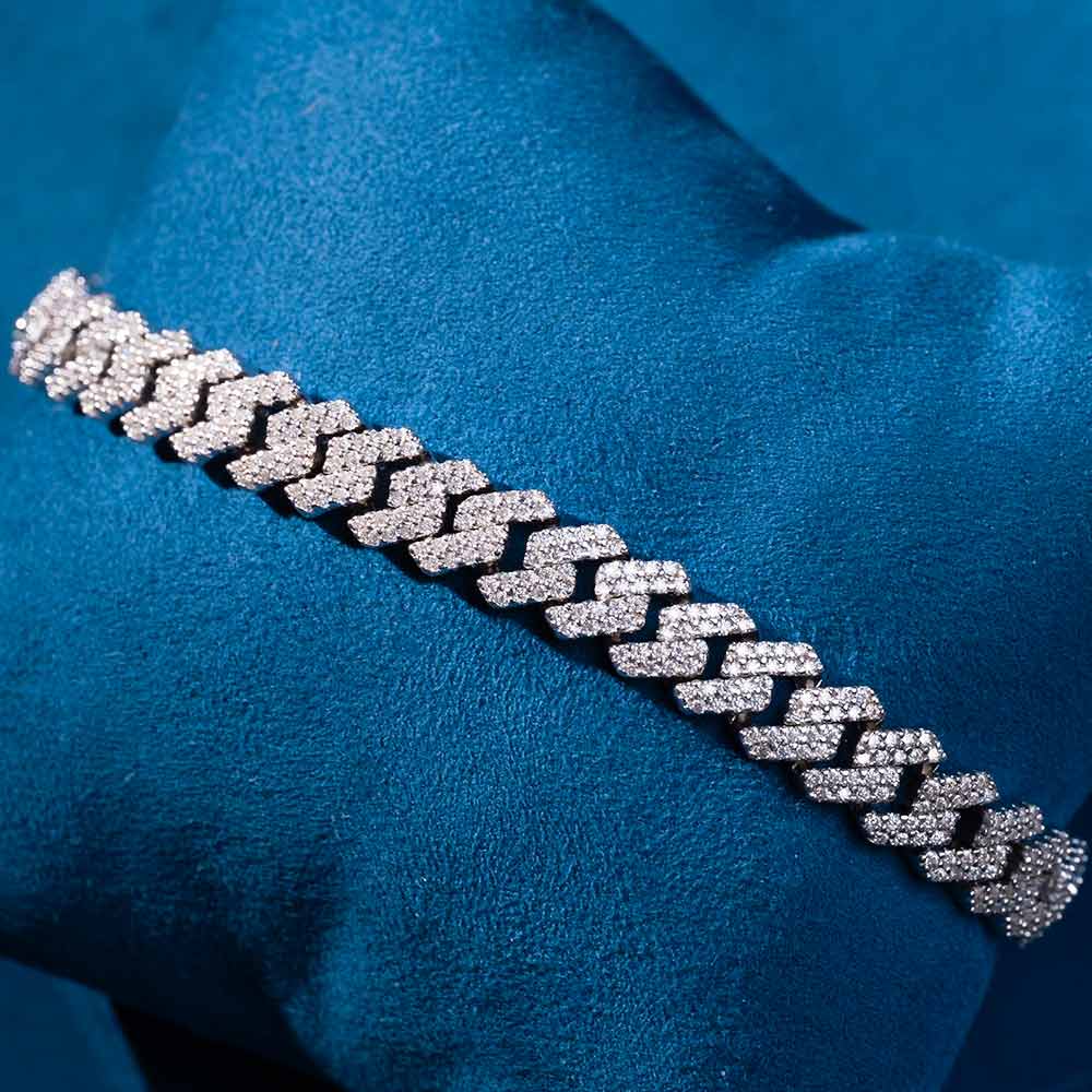 Moissanite Cuban Link Bracelet 14K Gold (ALL SIZES)、mySite、hinf8tx79